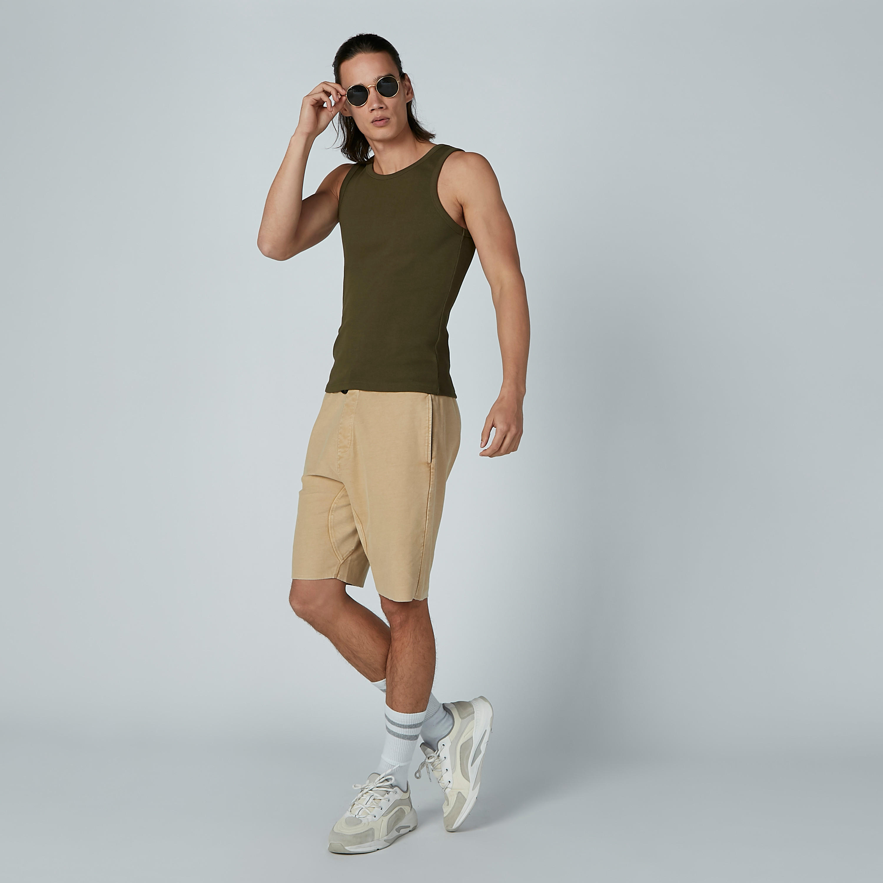 Textured Vest with Scoop Neck-men-clothing-tshirtsandpolos-tshirts-image-1