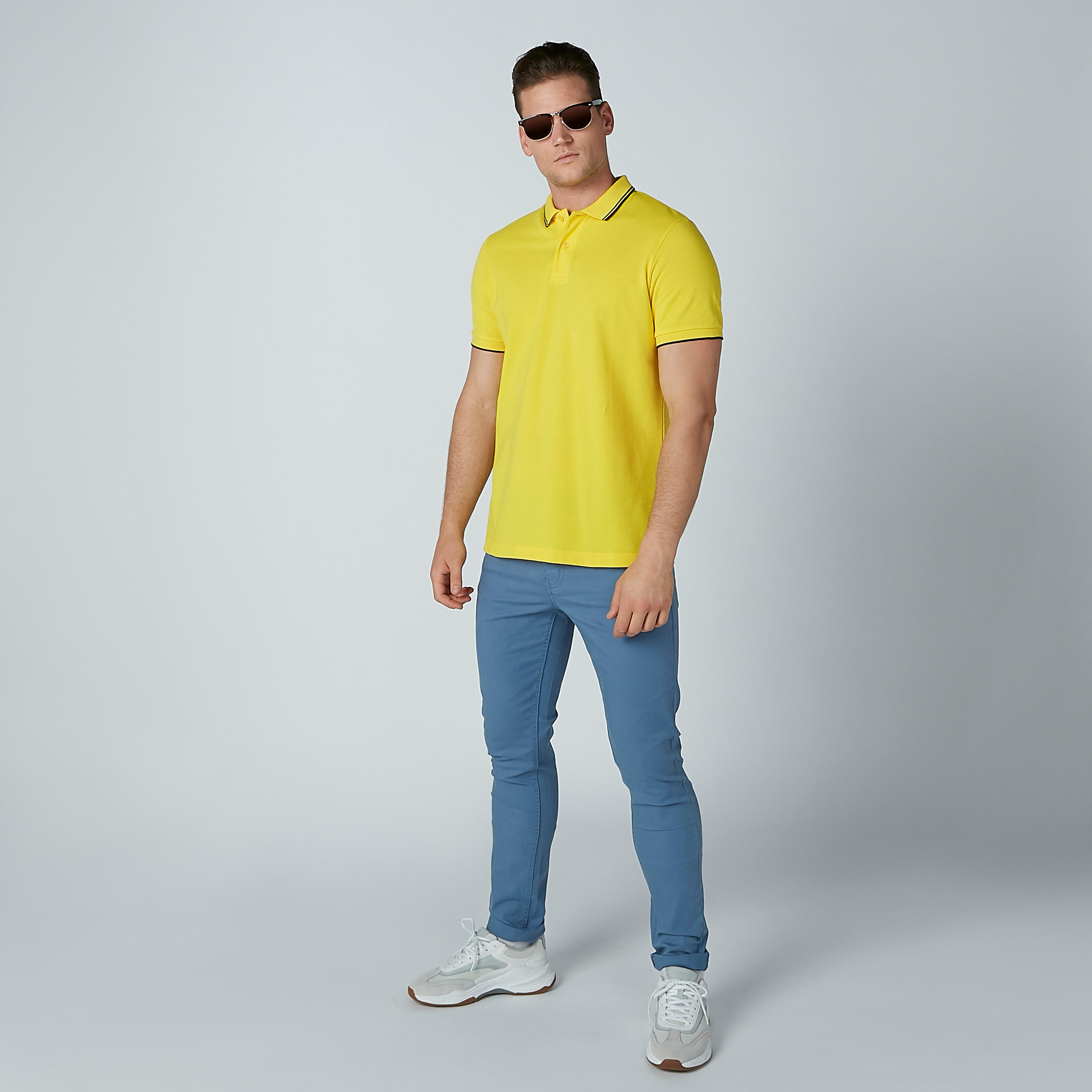 تيشيرت سادة بياقة بولو-men-clothing-tshirtsandpolos-polos-image-2
