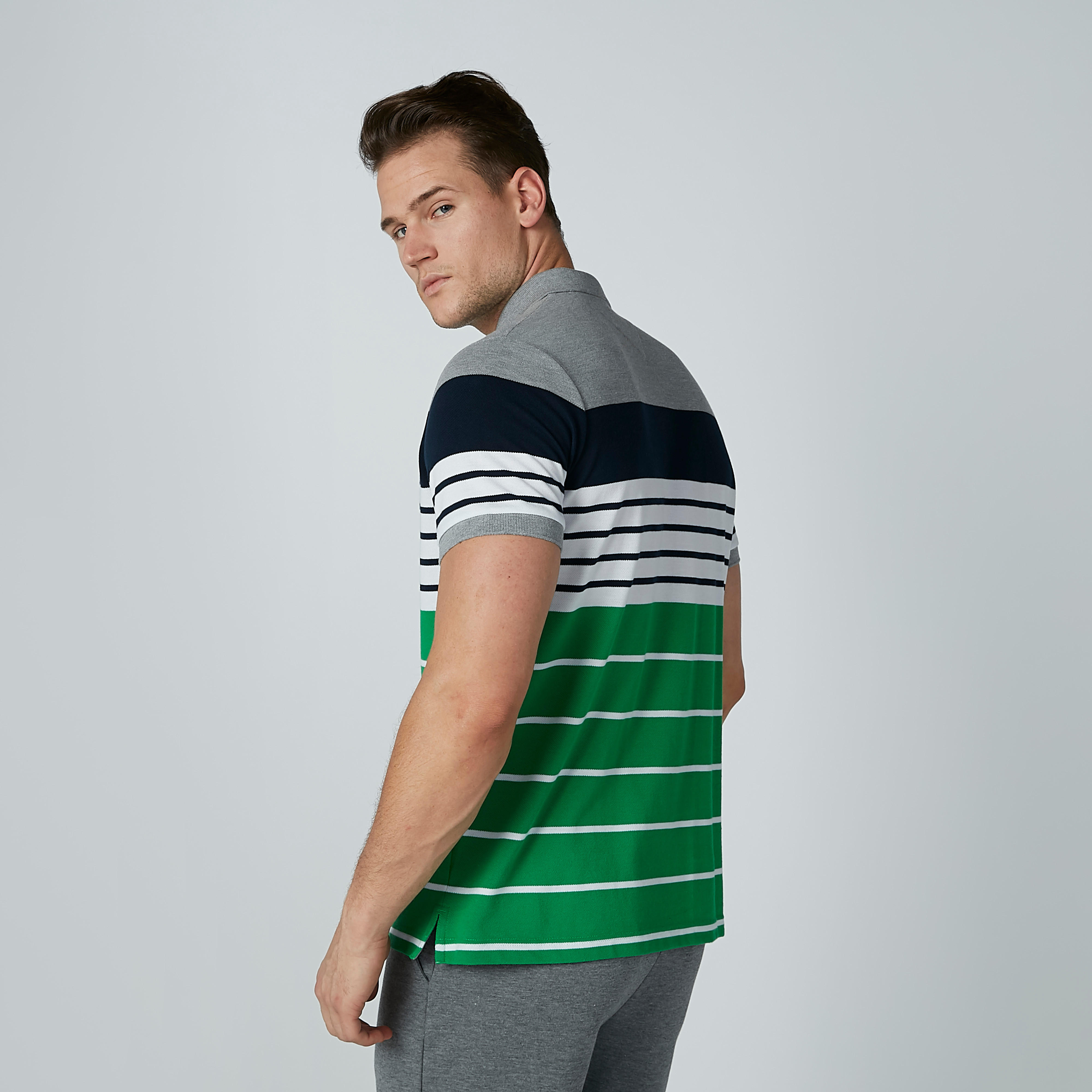 تيشيرت مقلّم بياقة بولو وأكمام قصيرة-men-clothing-tshirtsandpolos-polos-image-4