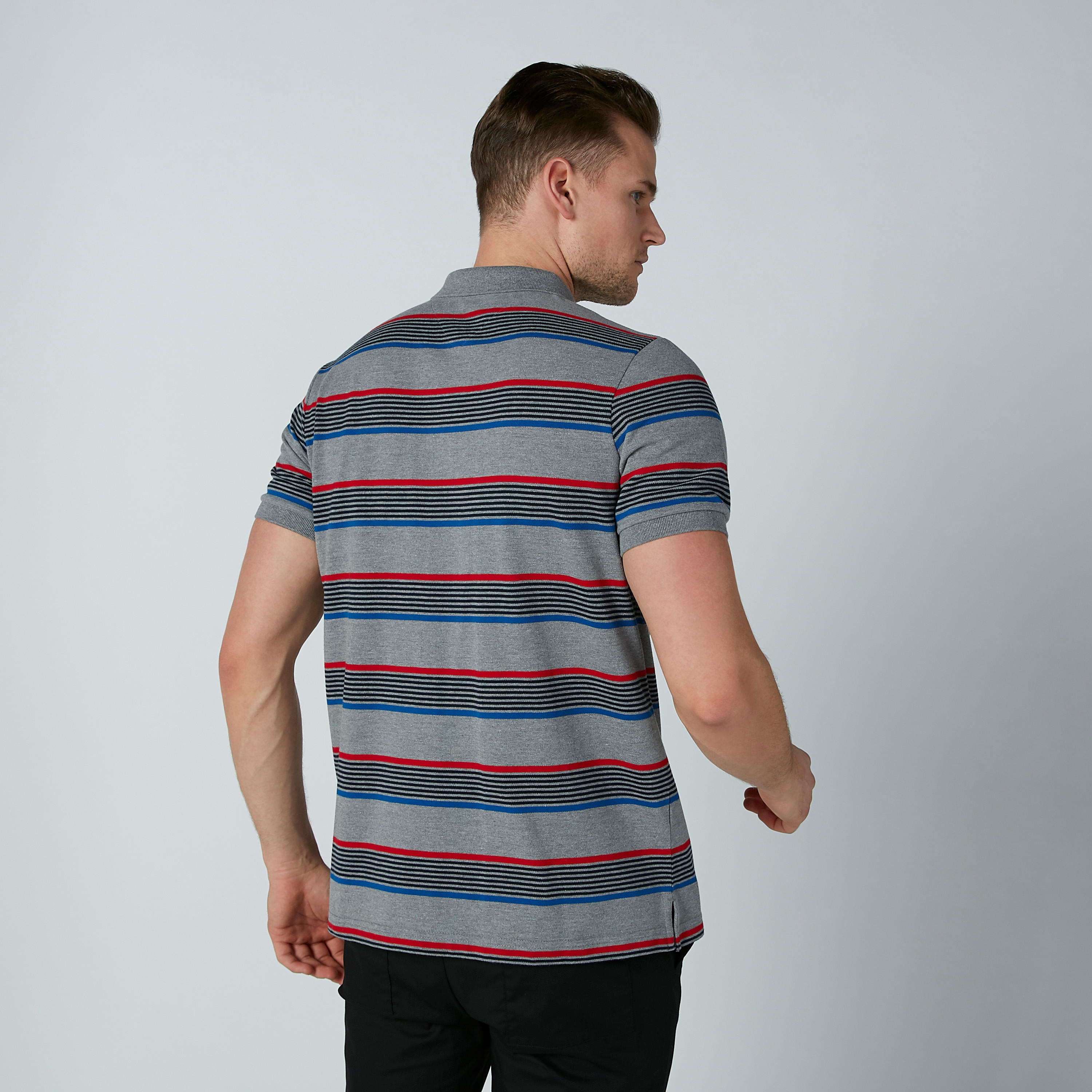 تيشيرت مقلّم بياقة بولو وأكمام قصيرة-men-clothing-tshirtsandpolos-polos-image-4