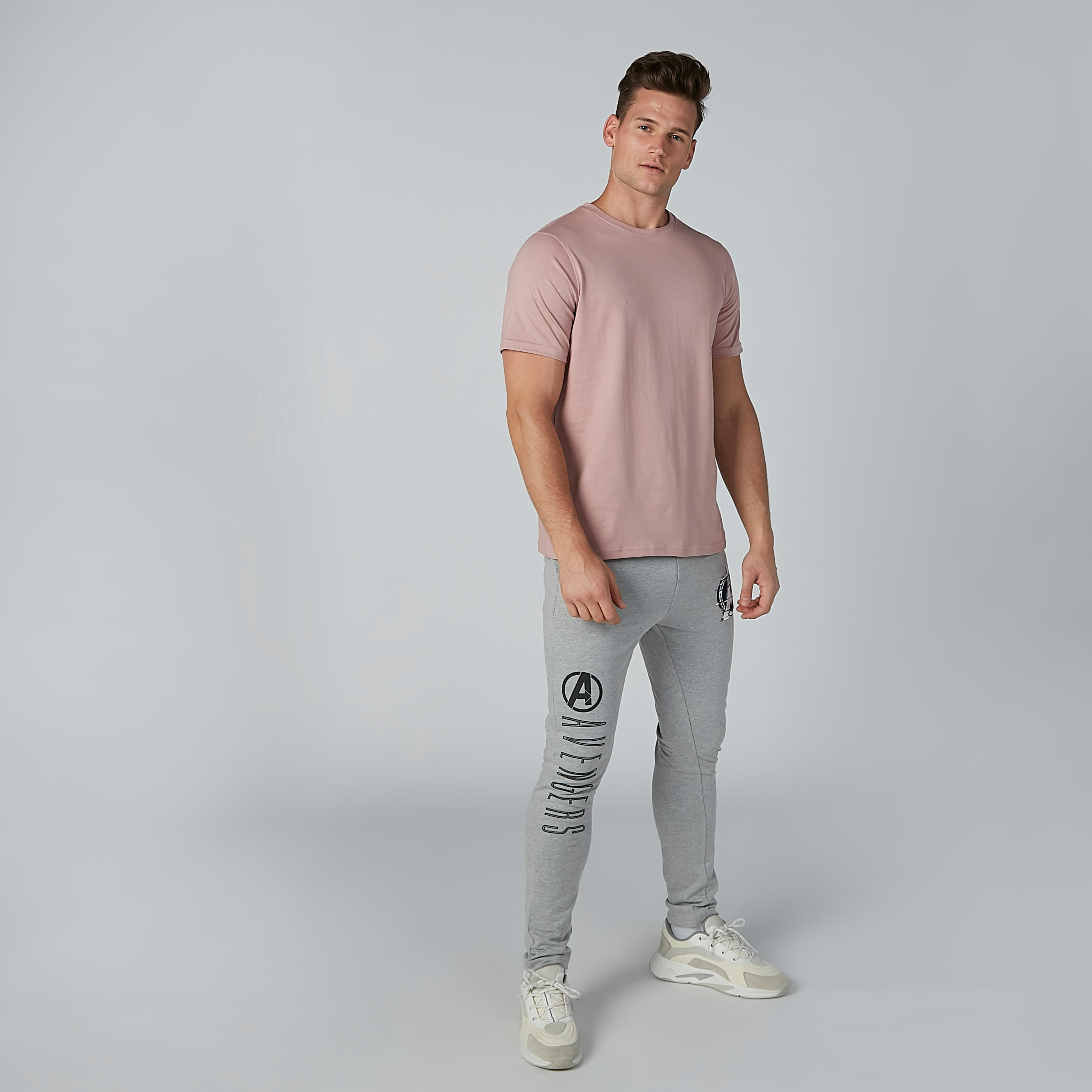 تيشيرت سادة بياقة مستديرة وأكمام قصيرة-men-clothing-tshirtsandpolos-tshirts-image-2