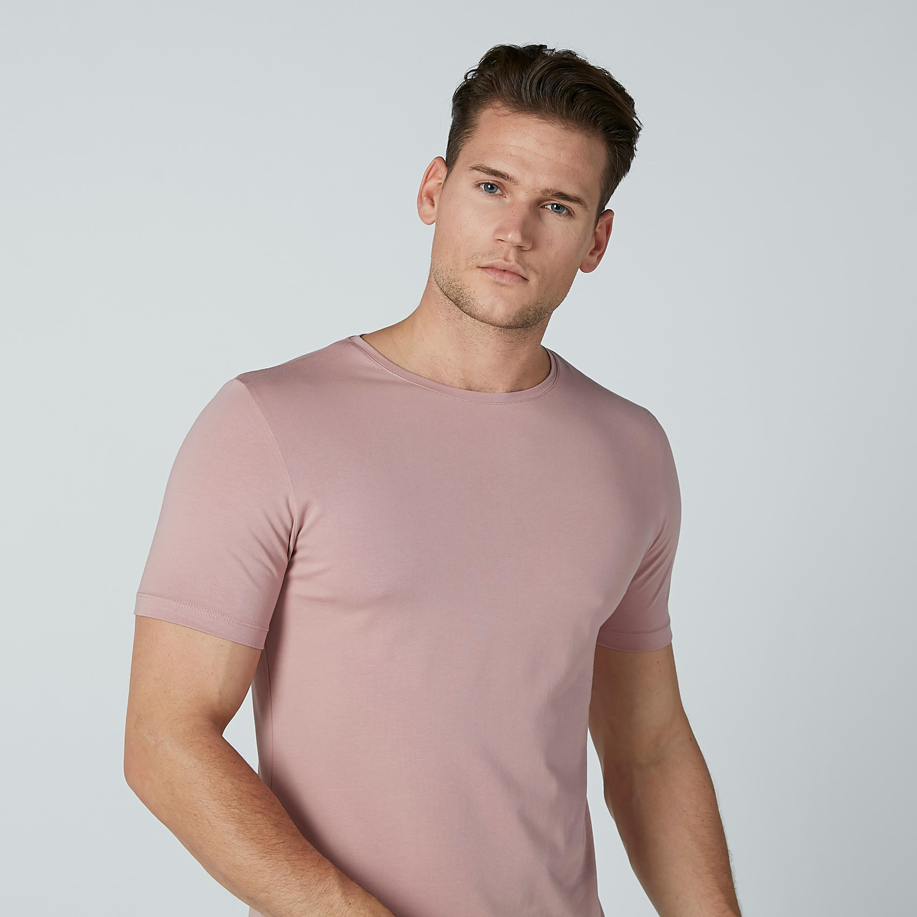Solid T-shirt with Short Sleeves and Round Neck-men-clothing-tshirtsandpolos-tshirts-image-1