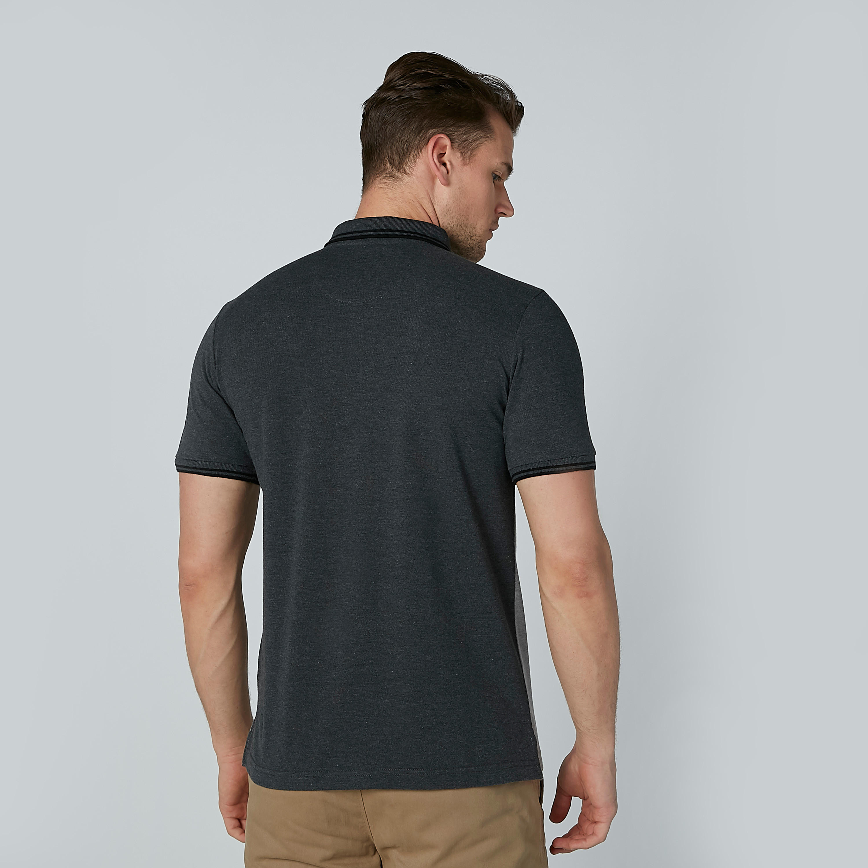 تيشيرت مطرّز بياقة بولو وأكمام قصيرة-men-clothing-tshirtsandpolos-polos-image-4