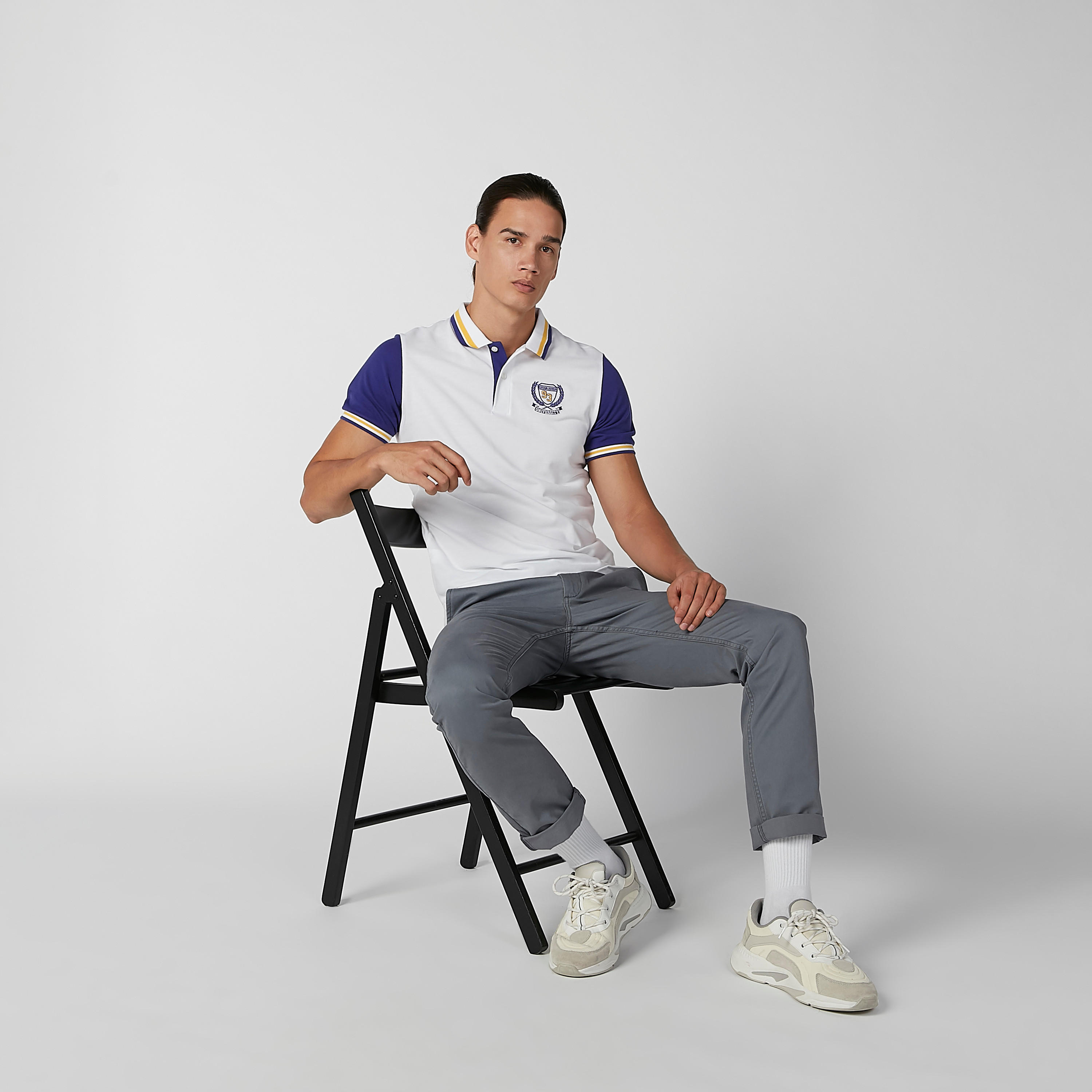 تيشيرت مستدام سليم وياقة بولو وطبعات-men-clothing-tshirtsandpolos-polos-image-1