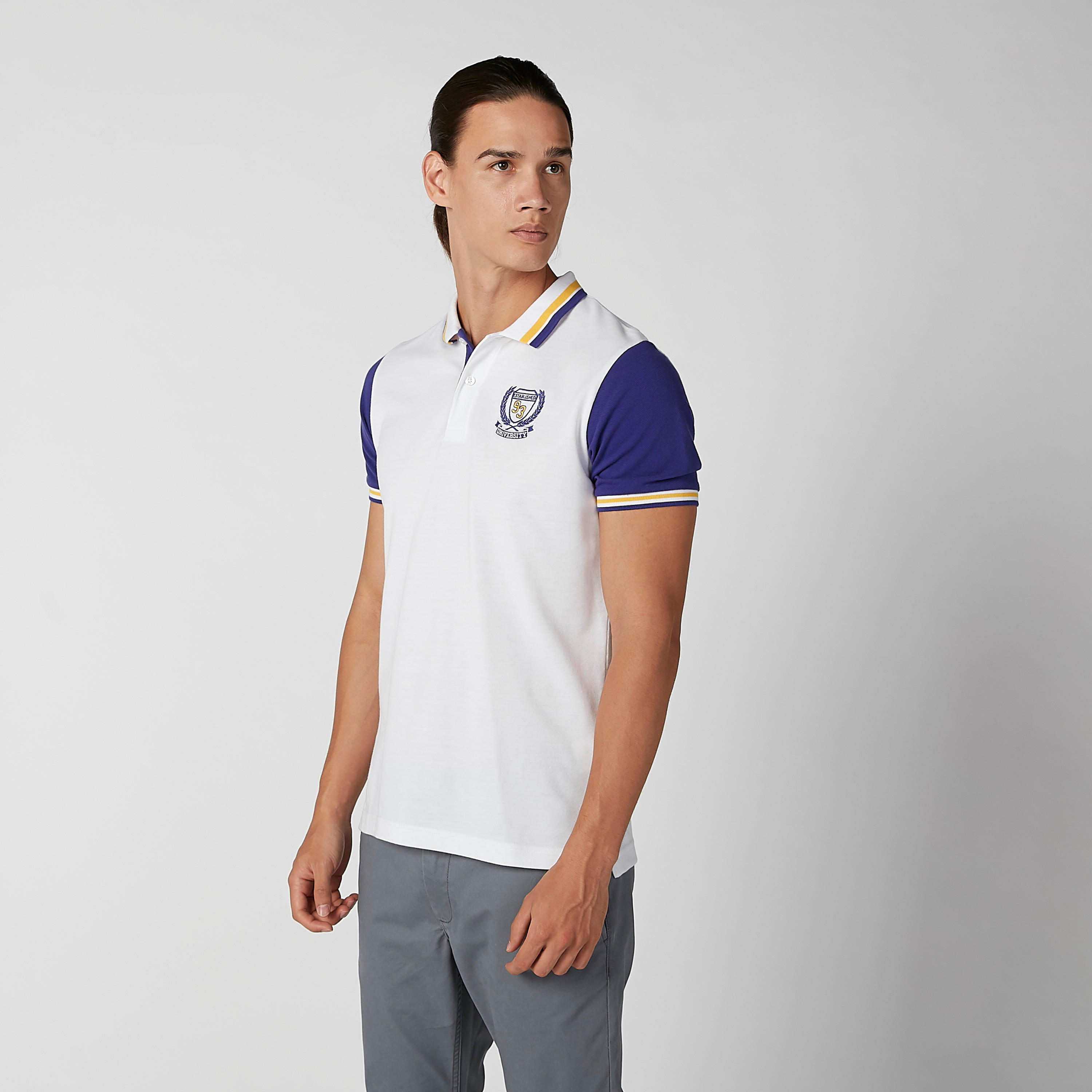 تيشيرت مستدام سليم وياقة بولو وطبعات-men-clothing-tshirtsandpolos-polos-image-2