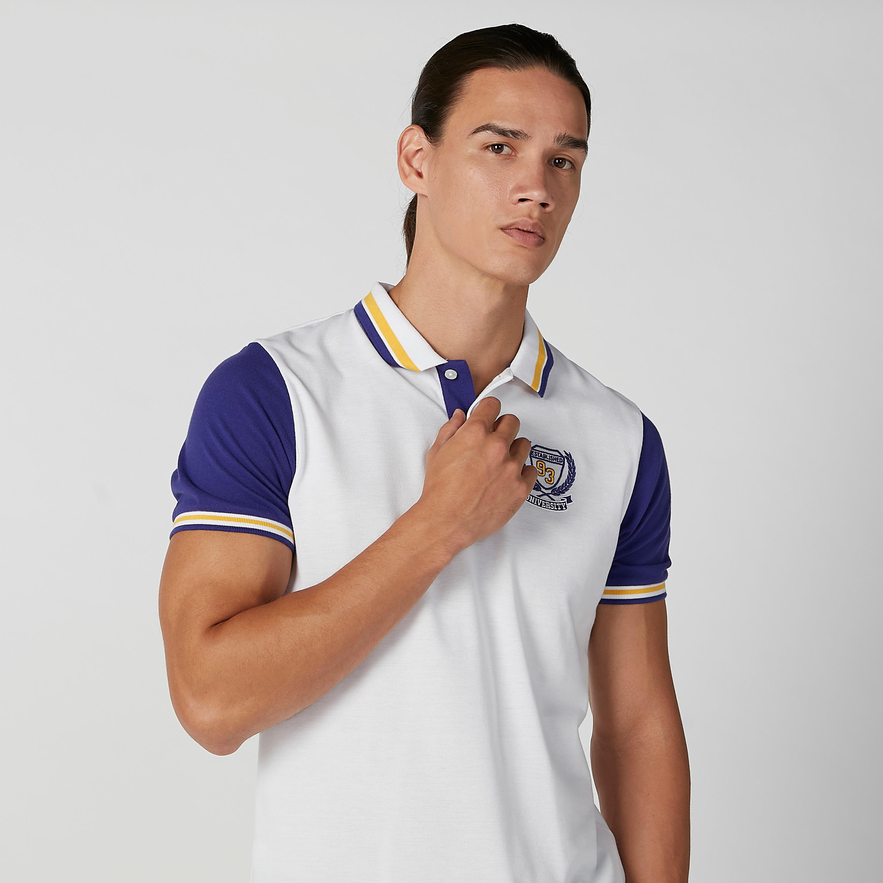 تيشيرت مستدام سليم وياقة بولو وطبعات-men-clothing-tshirtsandpolos-polos-image-3