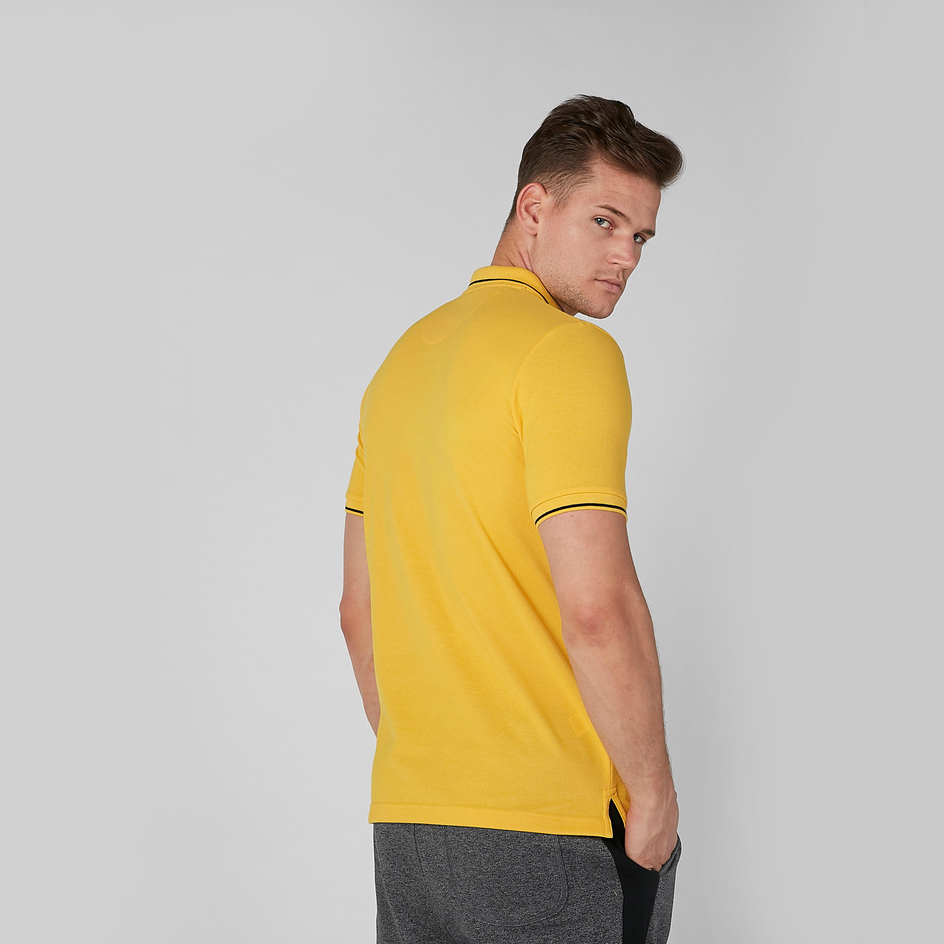 تيشيرت مستدام سليم بأكمام قصيرة وطبعات-men-clothing-tshirtsandpolos-polos-image-2