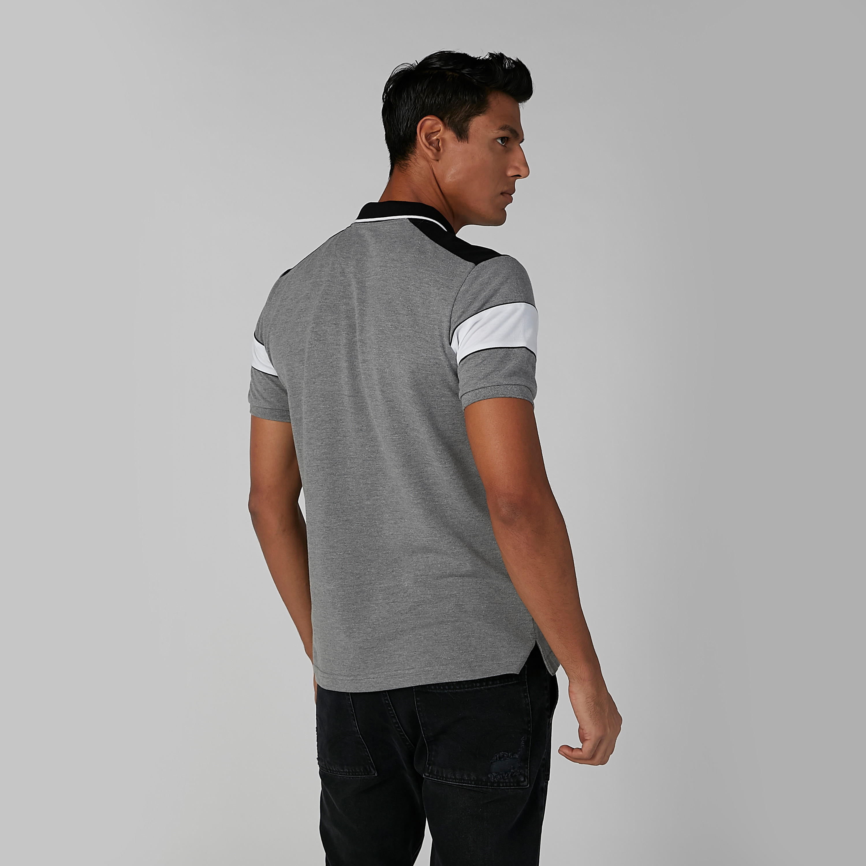 تيشيرت مستدام بولو بقصّة سليم بأكمام قصيرة وطبعات -men-clothing-tshirtsandpolos-polos-image-3