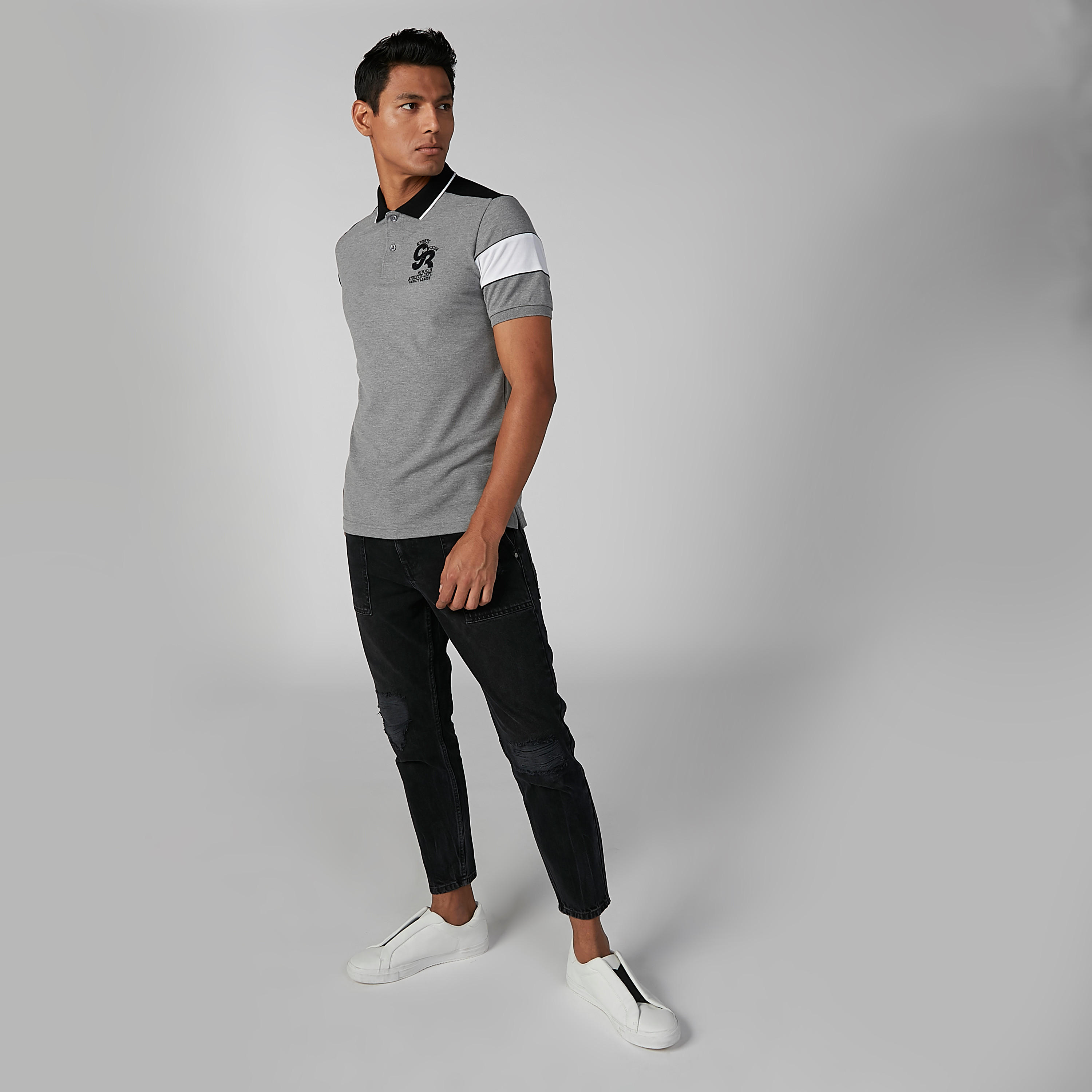 تيشيرت مستدام بولو بقصّة سليم بأكمام قصيرة وطبعات -men-clothing-tshirtsandpolos-polos-image-4