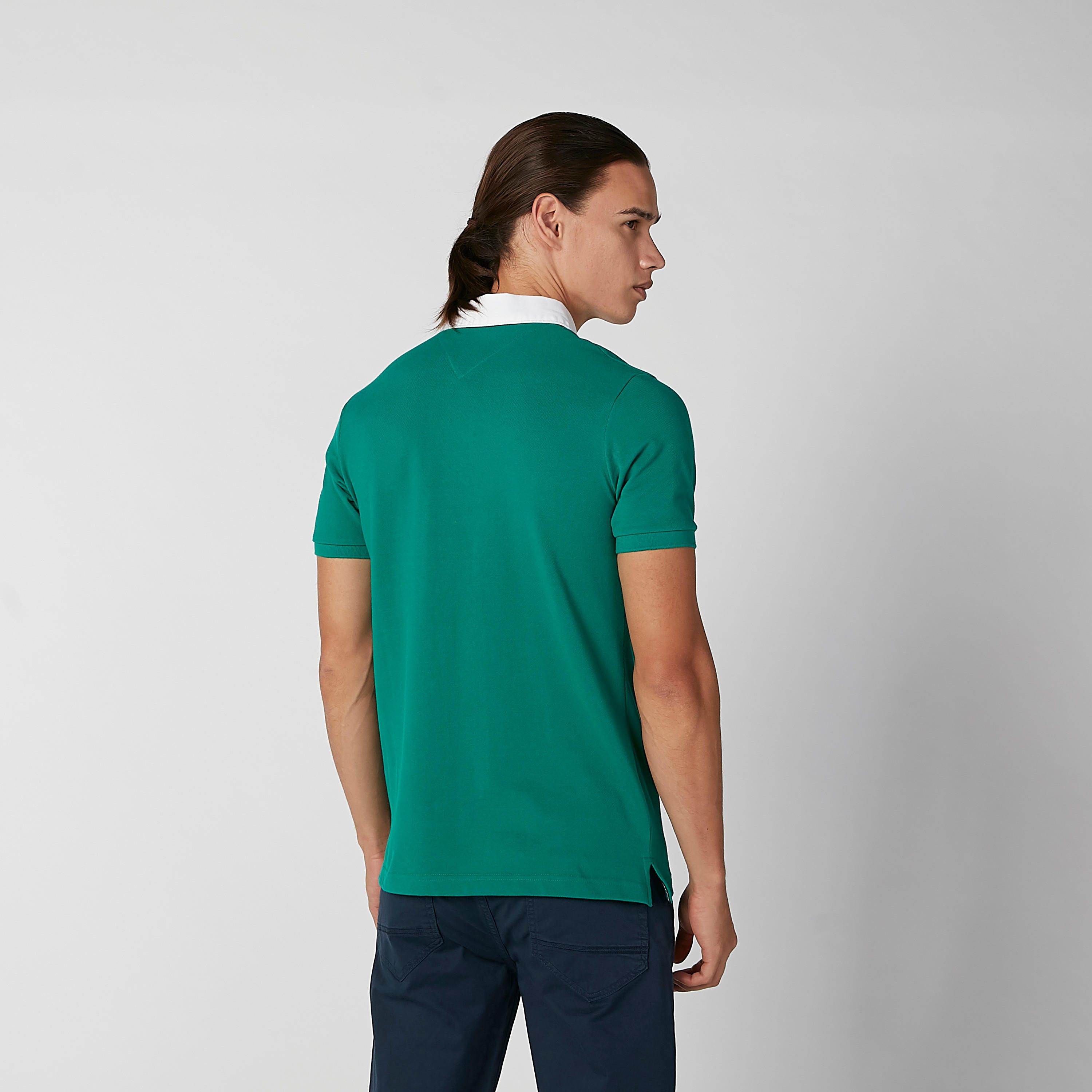 تيشيرت مستدام بولو سليم بأكمام قصيرة -men-clothing-tshirtsandpolos-polos-image-4