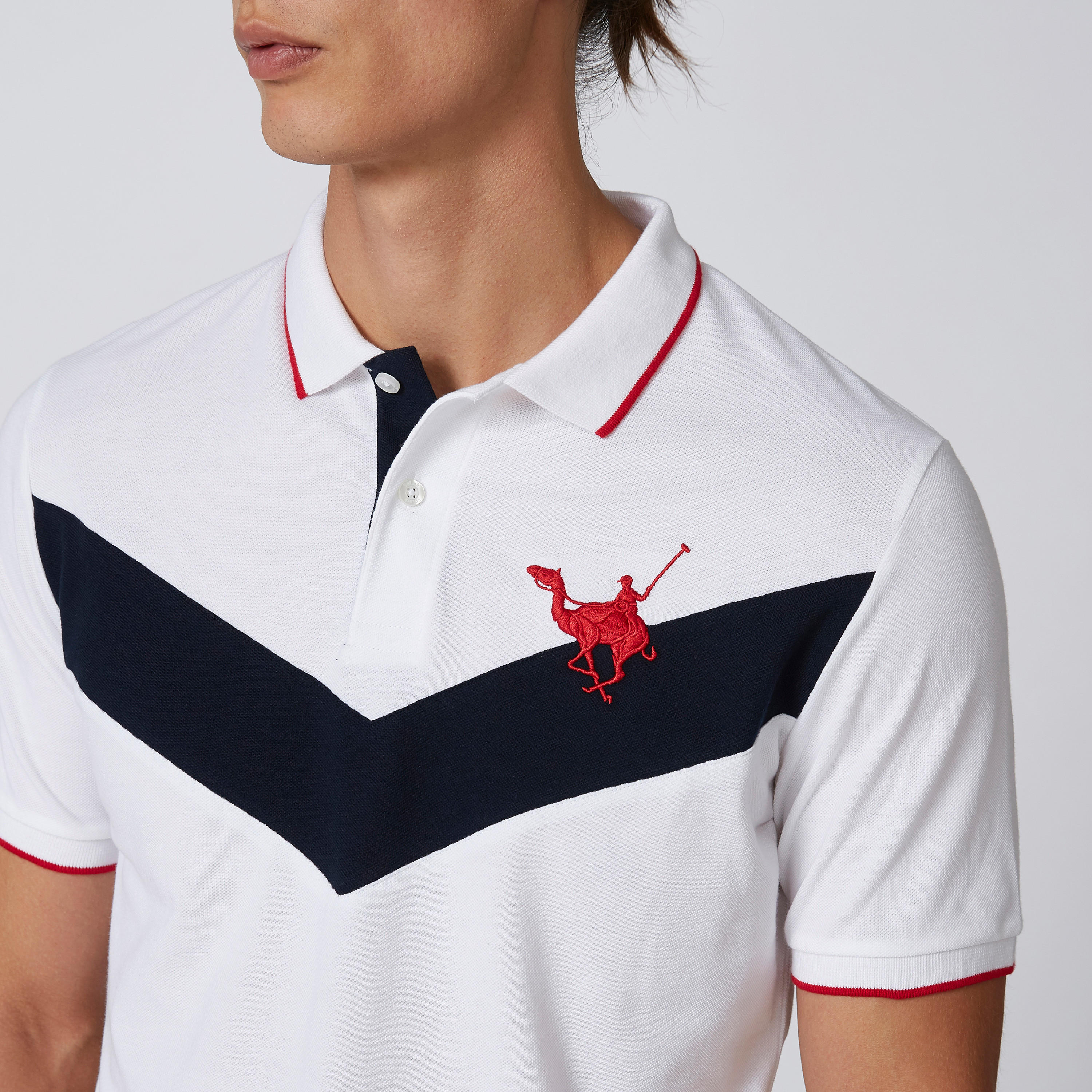 تيشيرت بياقة بولو وأكمام قصيرة وتزيينات-men-clothing-tshirtsandpolos-tshirts-image-4