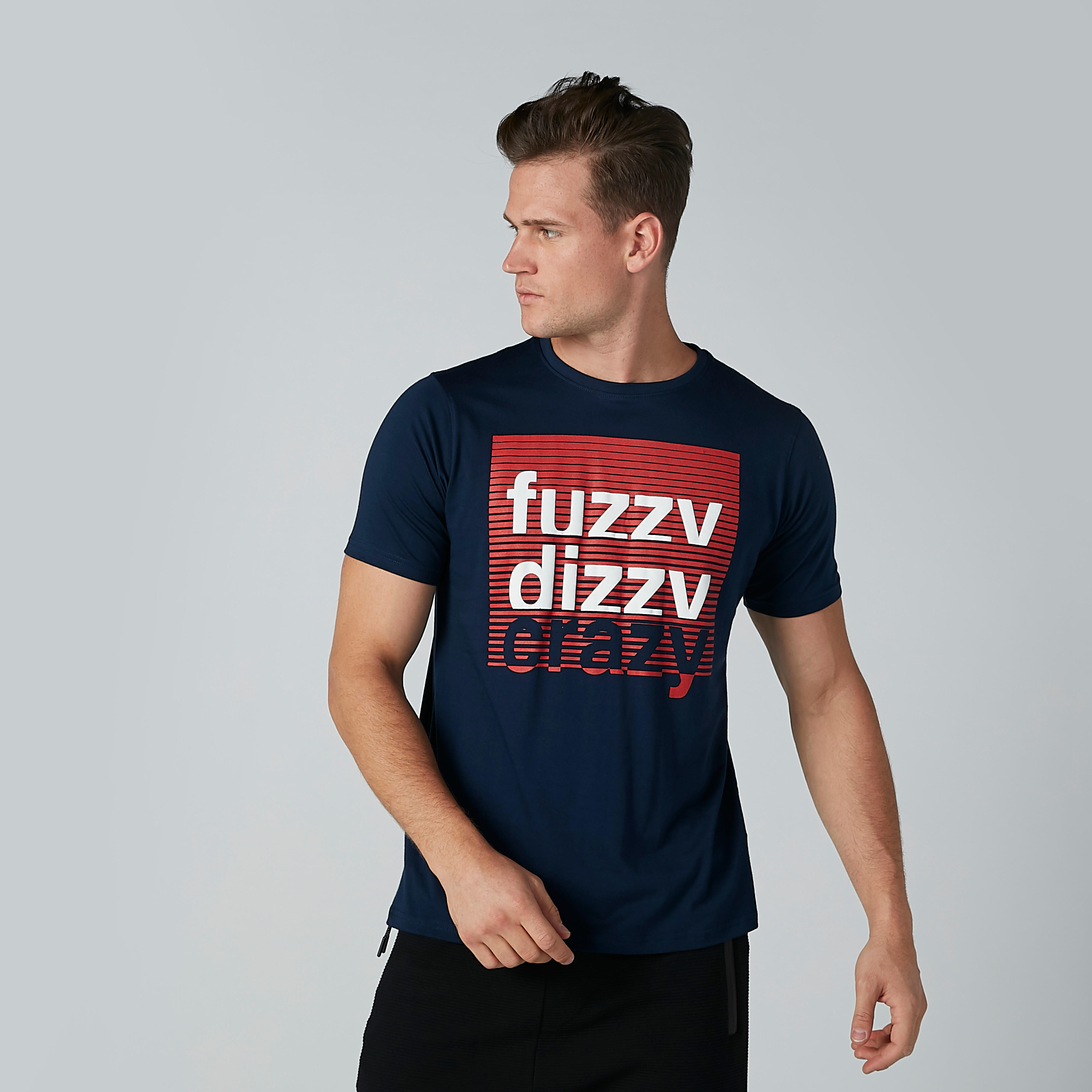 تيشيرت بطبعات وياقة مستديرة وأكمام قصيرة-men-clothing-tshirtsandpolos-tshirts-image-1