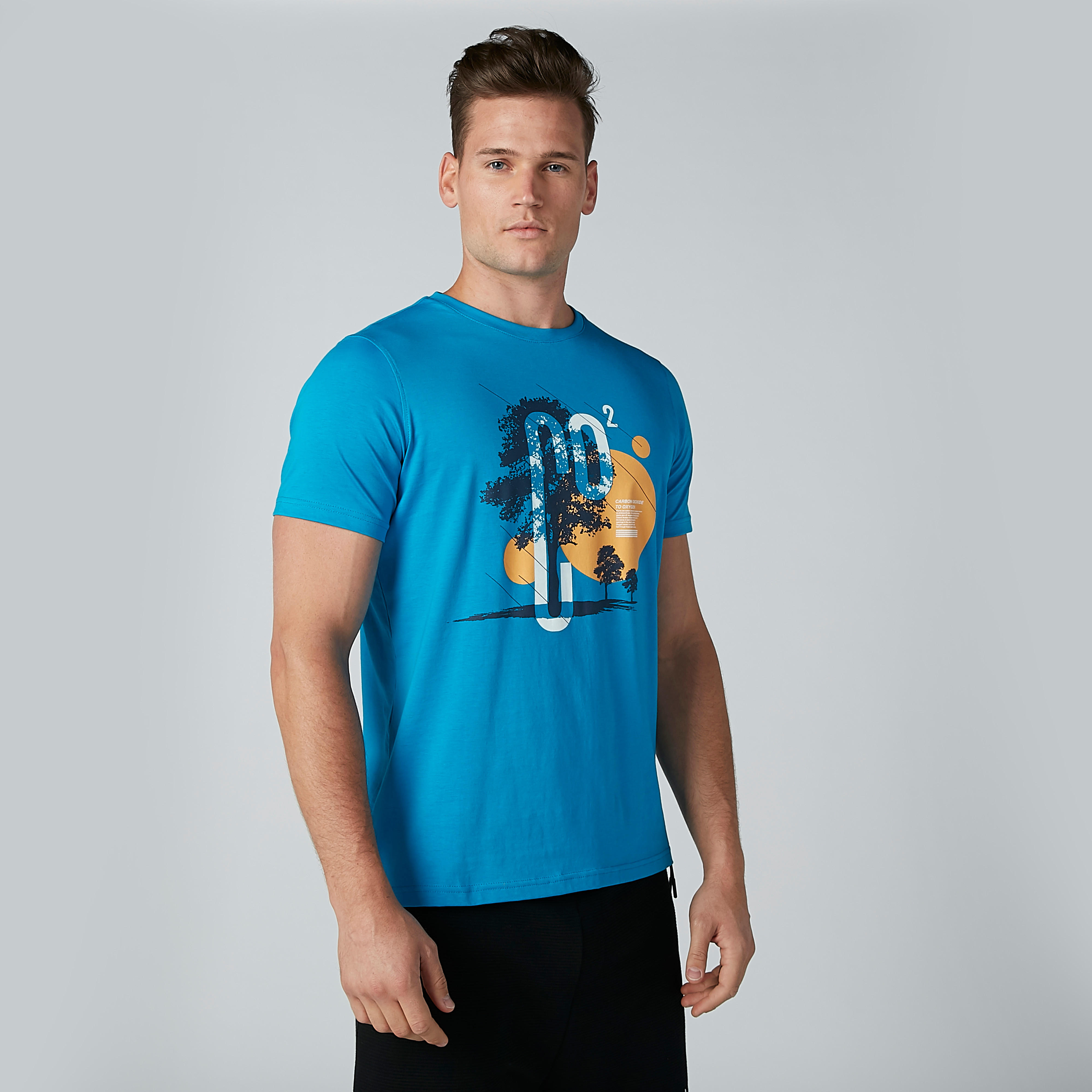 تيشيرت بطبعات وياقة مستديرة وأكمام قصيرة-men-clothing-tshirtsandpolos-tshirts-image-4