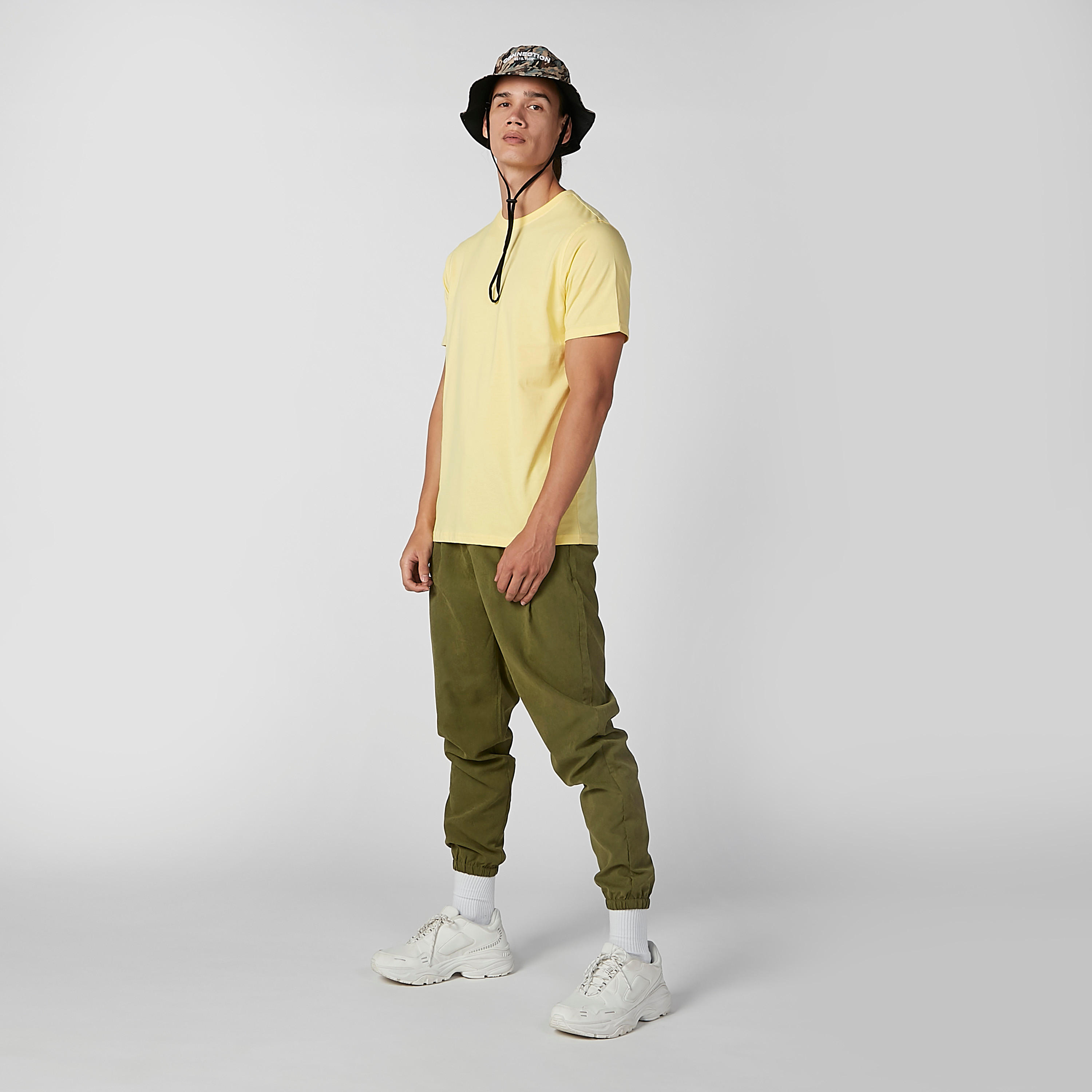 Plain T-shirt with Crew Neck and Short Sleeves-men-clothing-tshirtsandpolos-tshirts-image-3