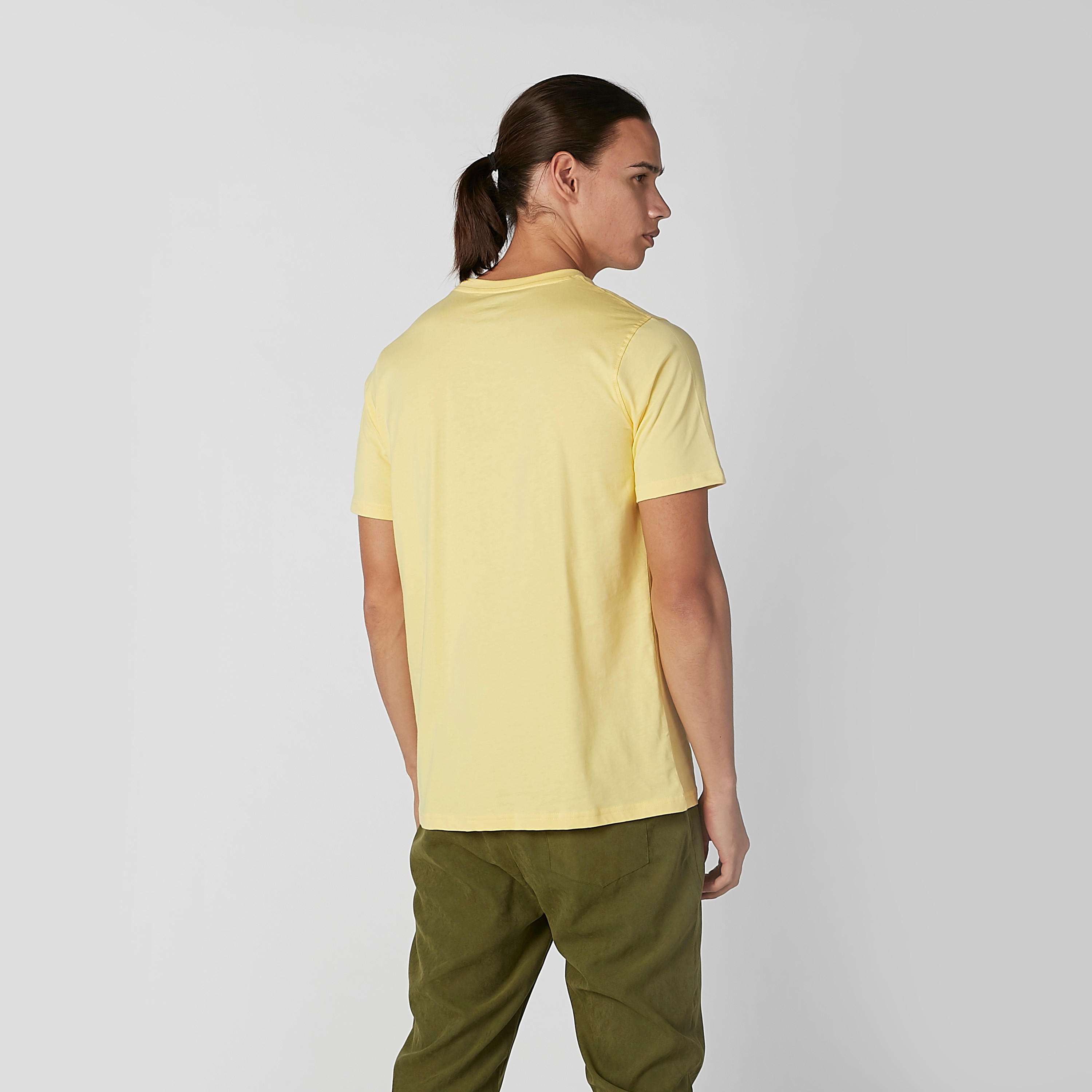 Plain T-shirt with Crew Neck and Short Sleeves-men-clothing-tshirtsandpolos-tshirts-image-5
