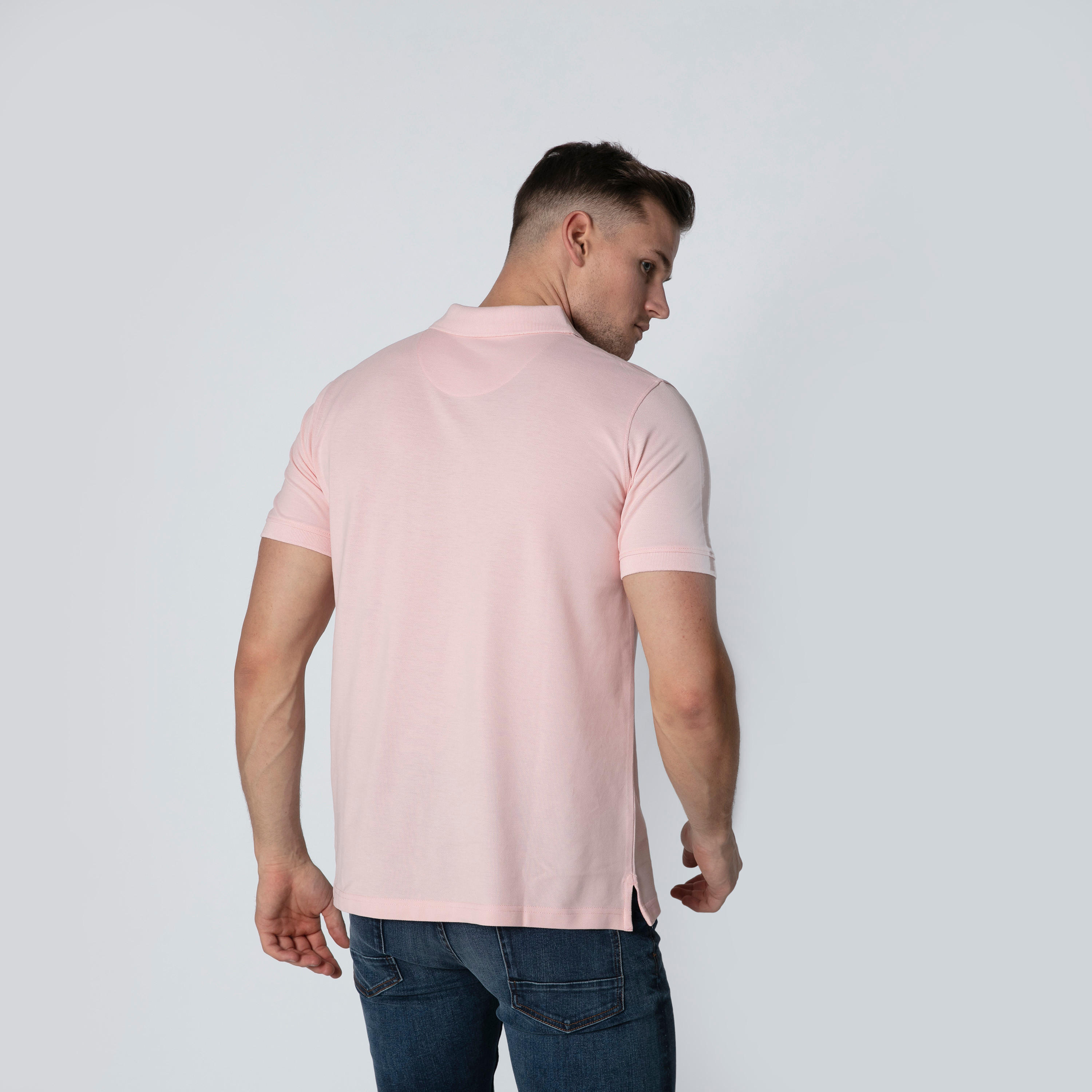 تيشيرت سادة بياقة بولو وأكمام قصيرة-men-clothing-tshirtsandpolos-polos-image-2