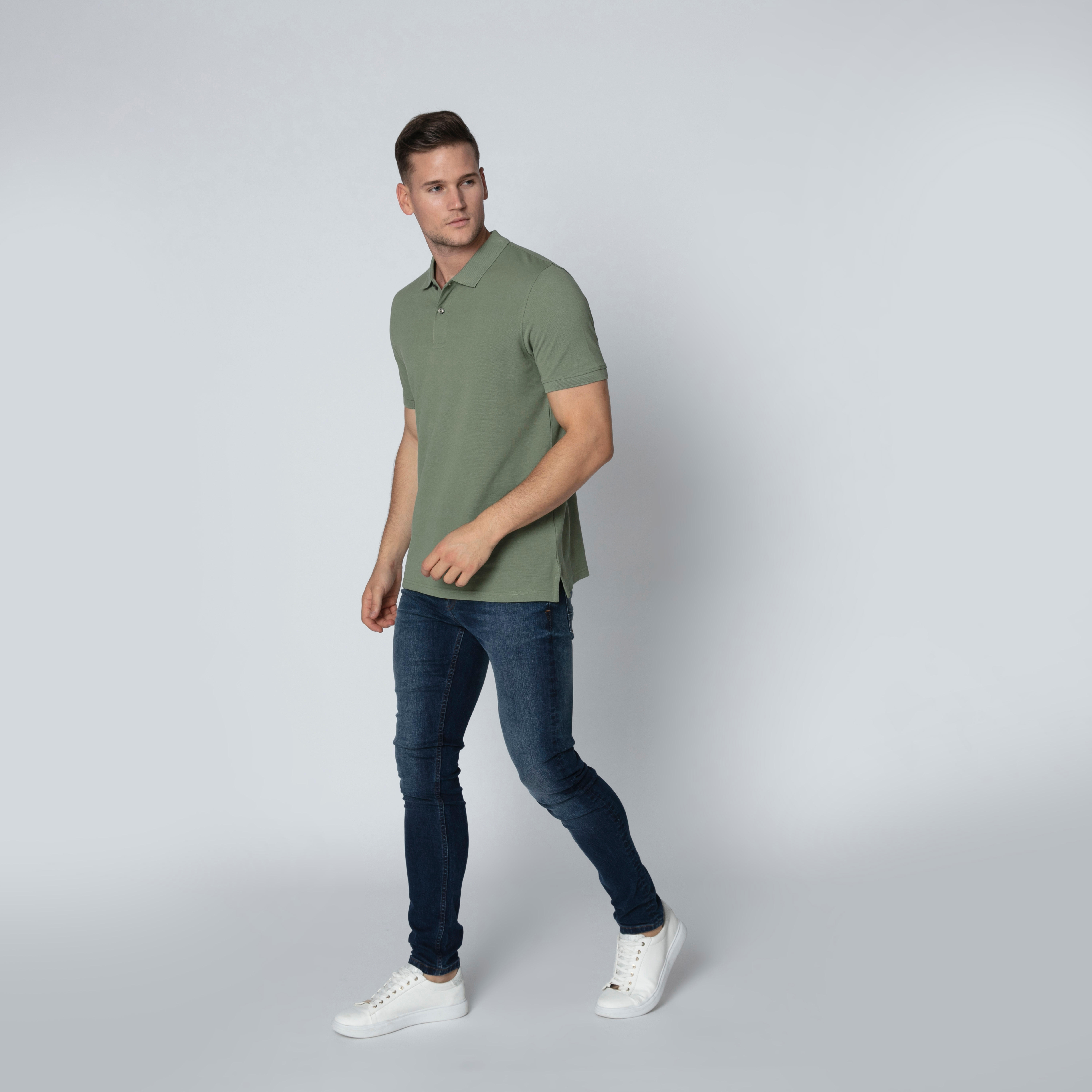 تيشيرت سادة بياقة بولو وأكمام قصيرة-men-clothing-tshirtsandpolos-polos-image-3