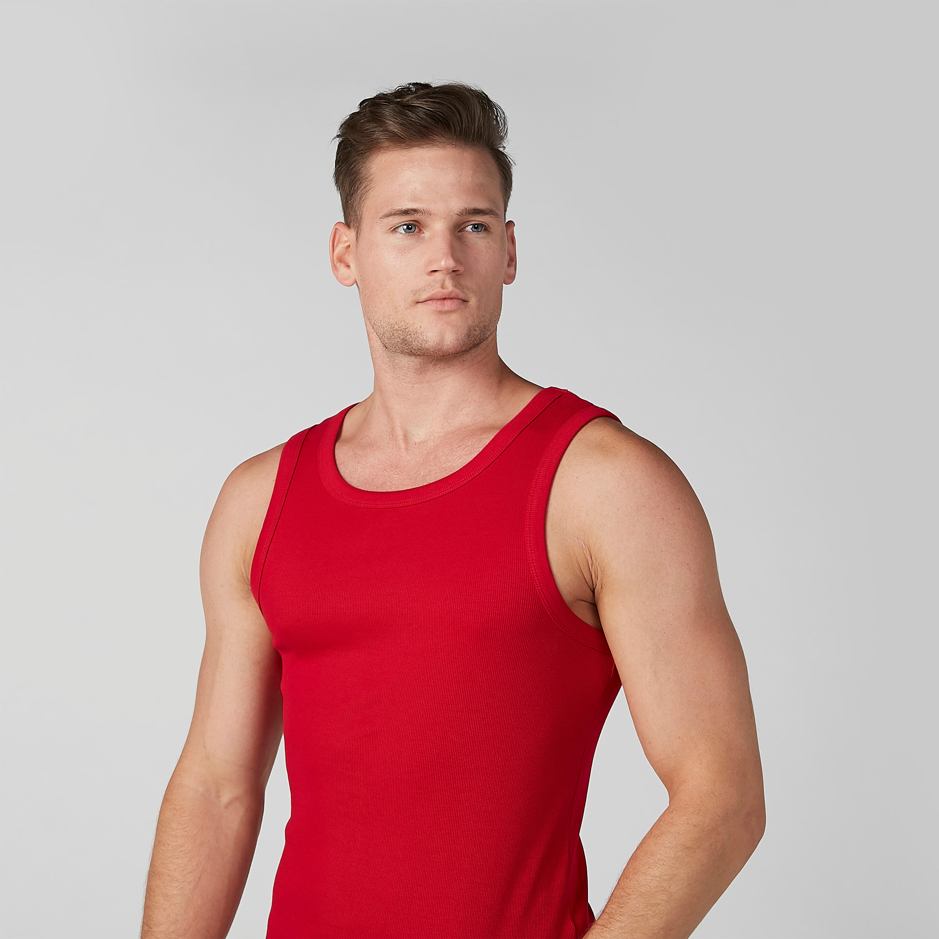 فيست بارز الملمس دون أكمام بياقة عميقة-men-clothing-tshirtsandpolos-vests-image-3