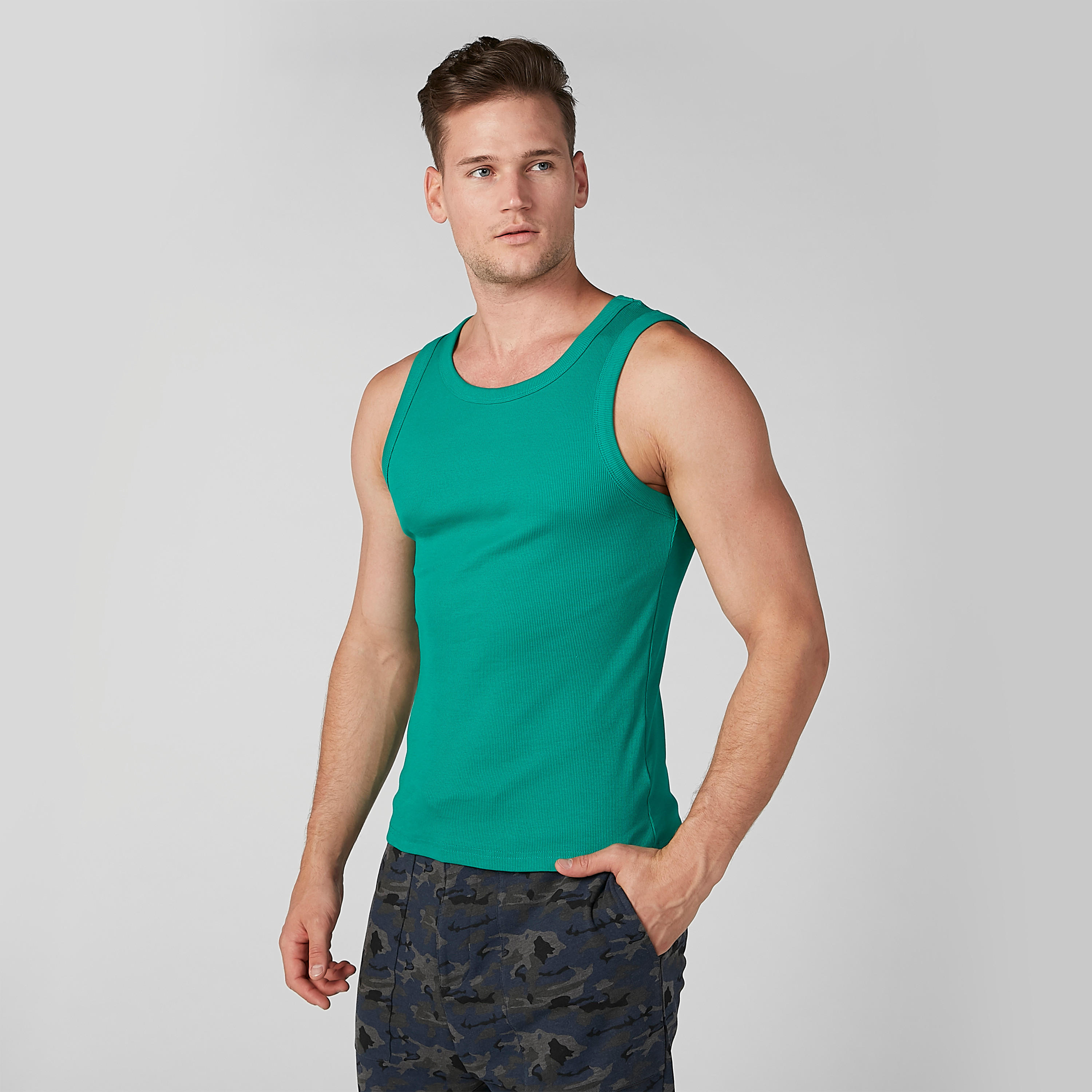 Textured Sleeveless Vest with Scoop Neck-men-clothing-tshirtsandpolos-vests-image-2