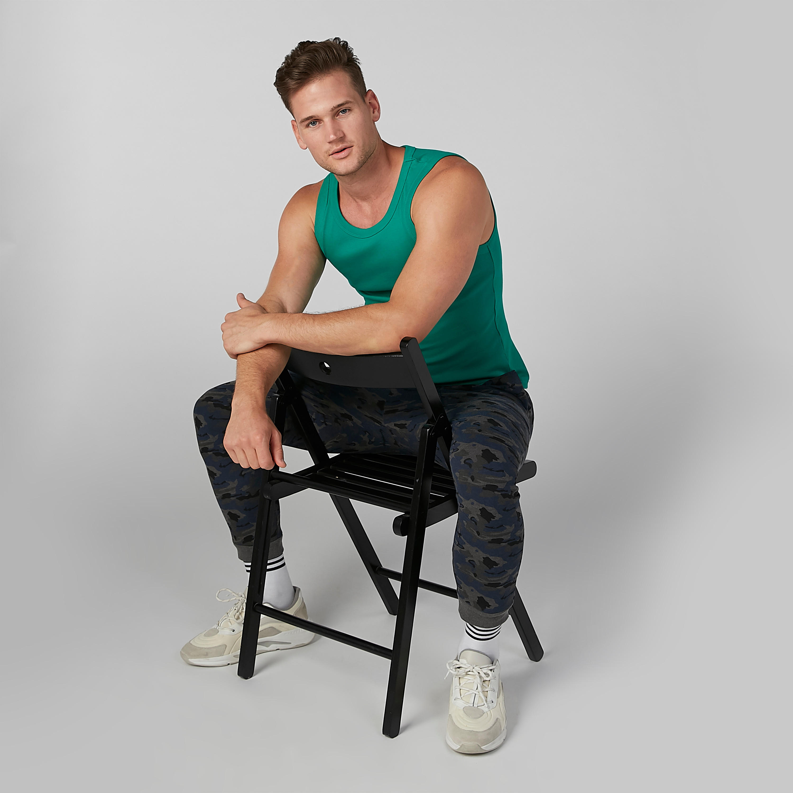 Textured Sleeveless Vest with Scoop Neck-men-clothing-tshirtsandpolos-vests-image-5