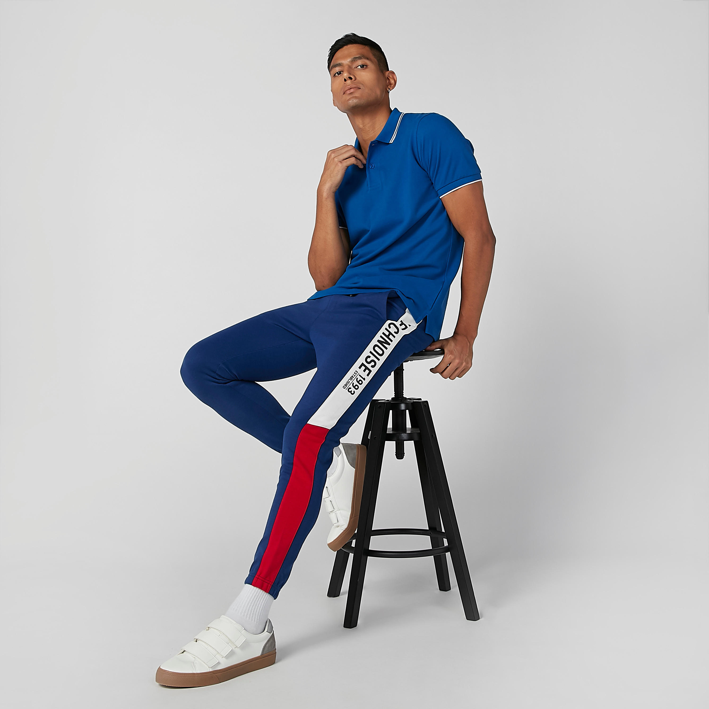 تيشيرت سادة بياقة بولو وأكمام قصيرة-men-clothing-tshirtsandpolos-polos-image-3