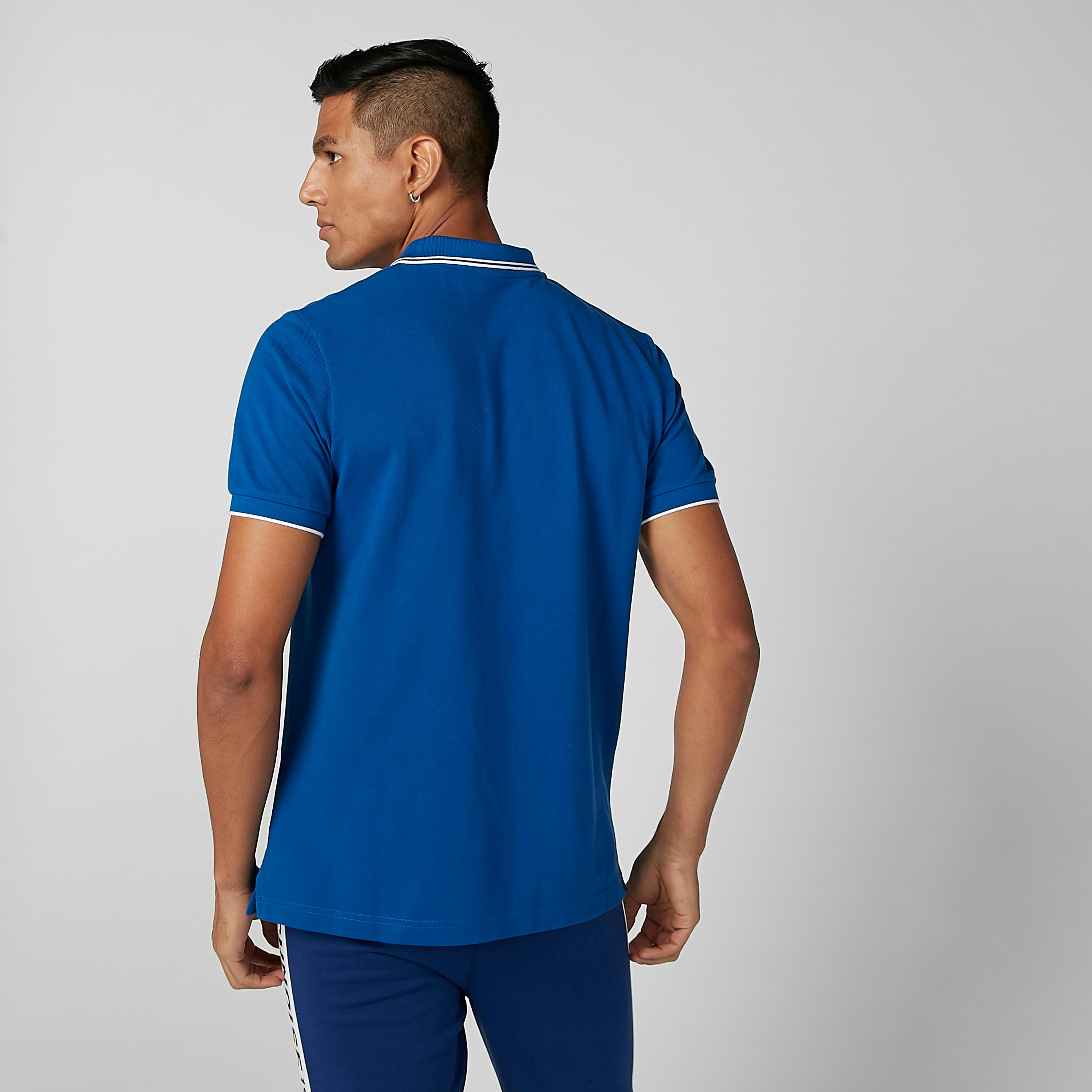 تيشيرت سادة بياقة بولو وأكمام قصيرة-men-clothing-tshirtsandpolos-polos-image-1