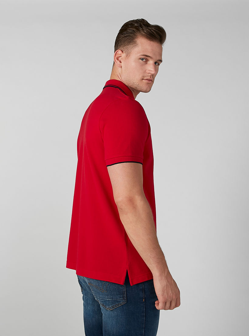 تيشيرت سادة بياقة بولو وأكمام قصيرة-men-clothing-tshirtsandpolos-polos-image-1