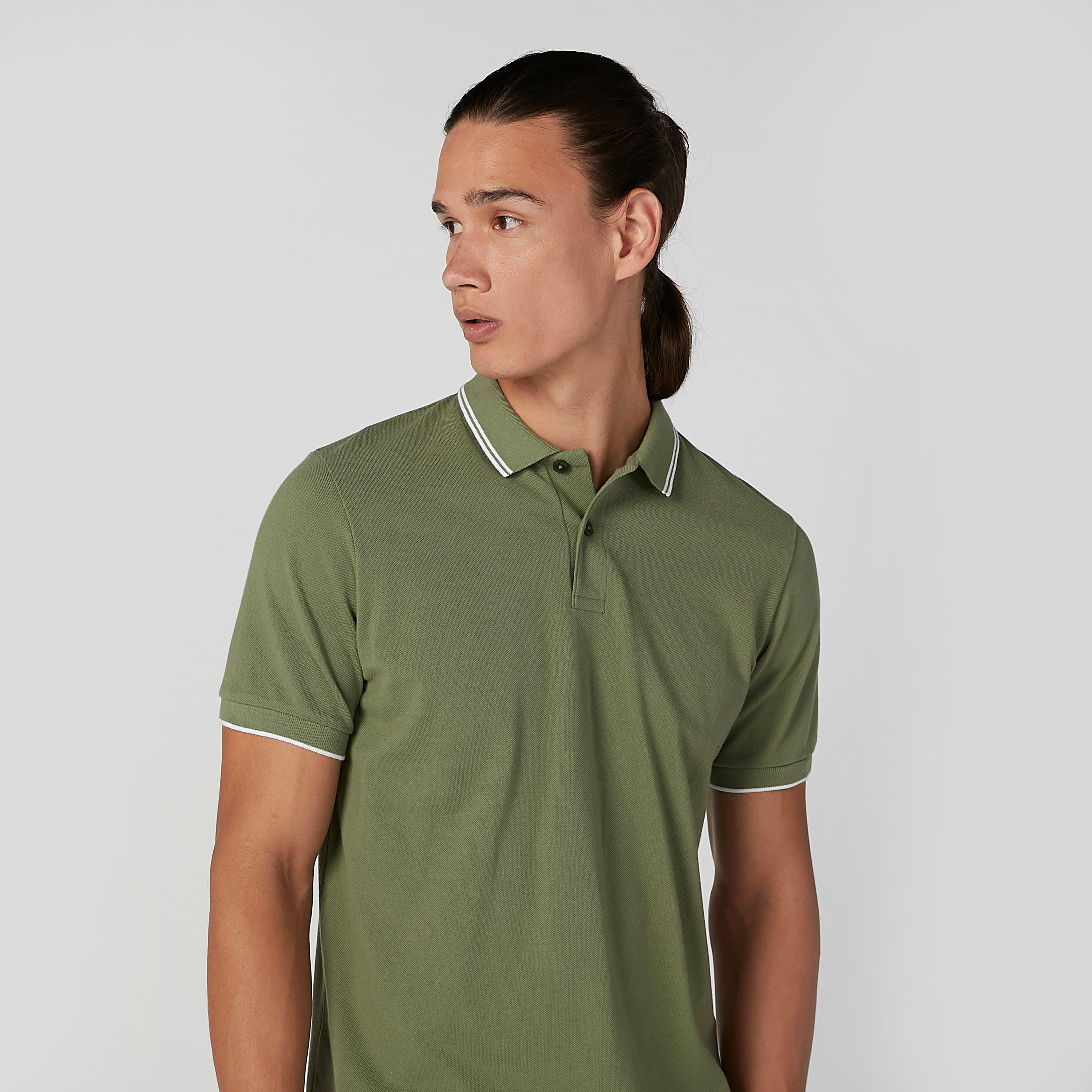 تيشيرت سادة بياقة بولو وأكمام قصيرة-men-clothing-tshirtsandpolos-polos-image-3