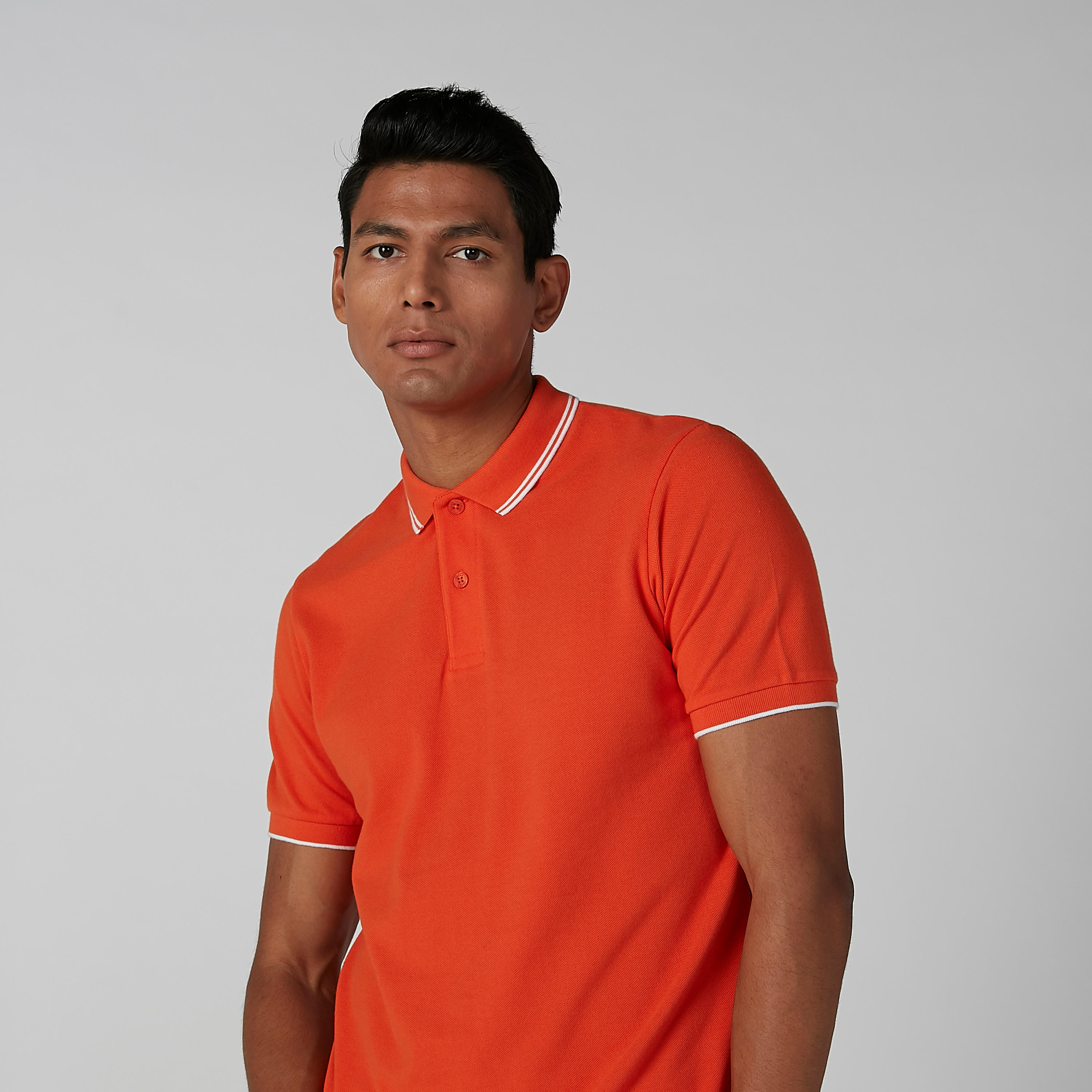 تيشيرت سادة بياقة بولو وأكمام قصيرة-men-clothing-tshirtsandpolos-polos-image-3