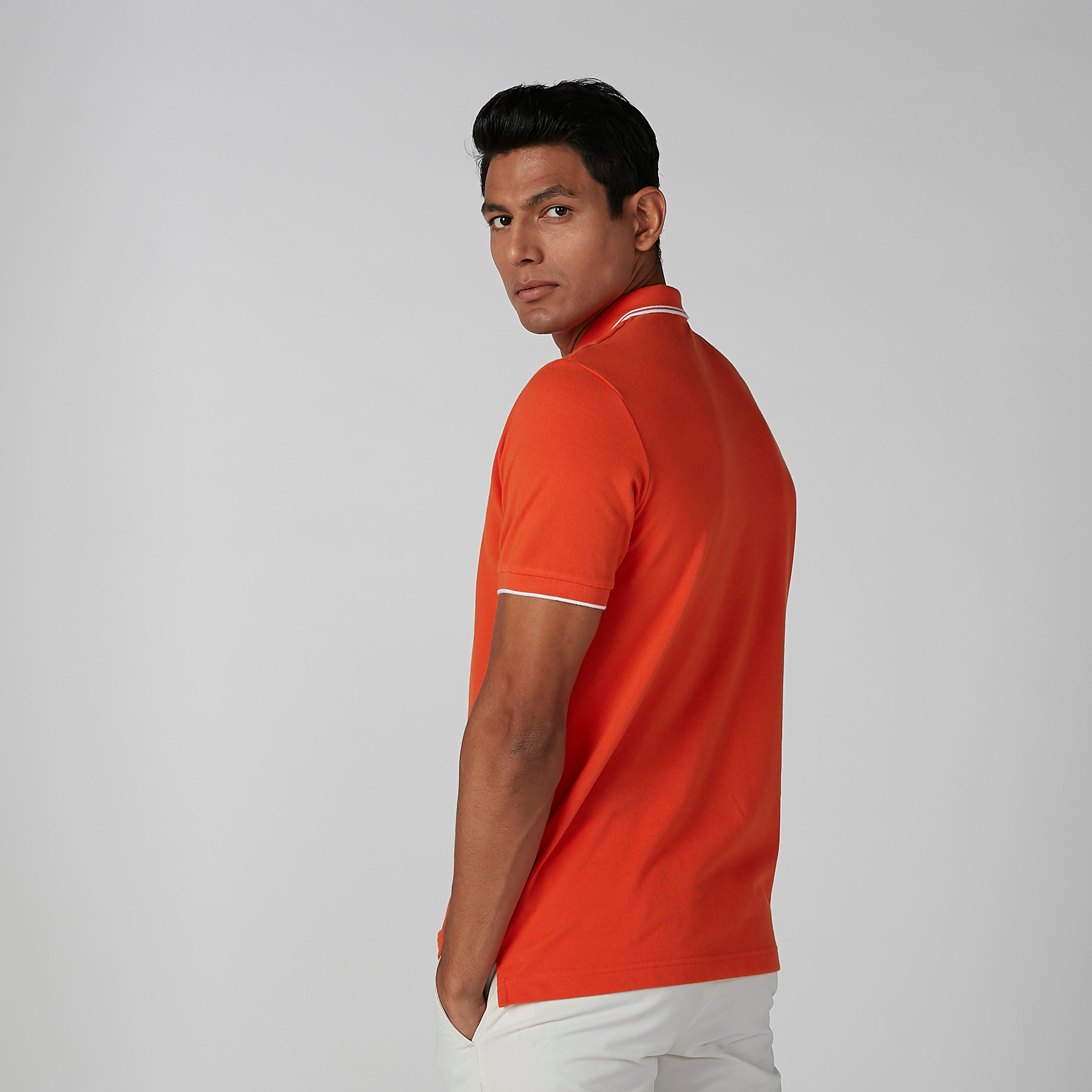 تيشيرت سادة بياقة بولو وأكمام قصيرة-men-clothing-tshirtsandpolos-polos-image-4