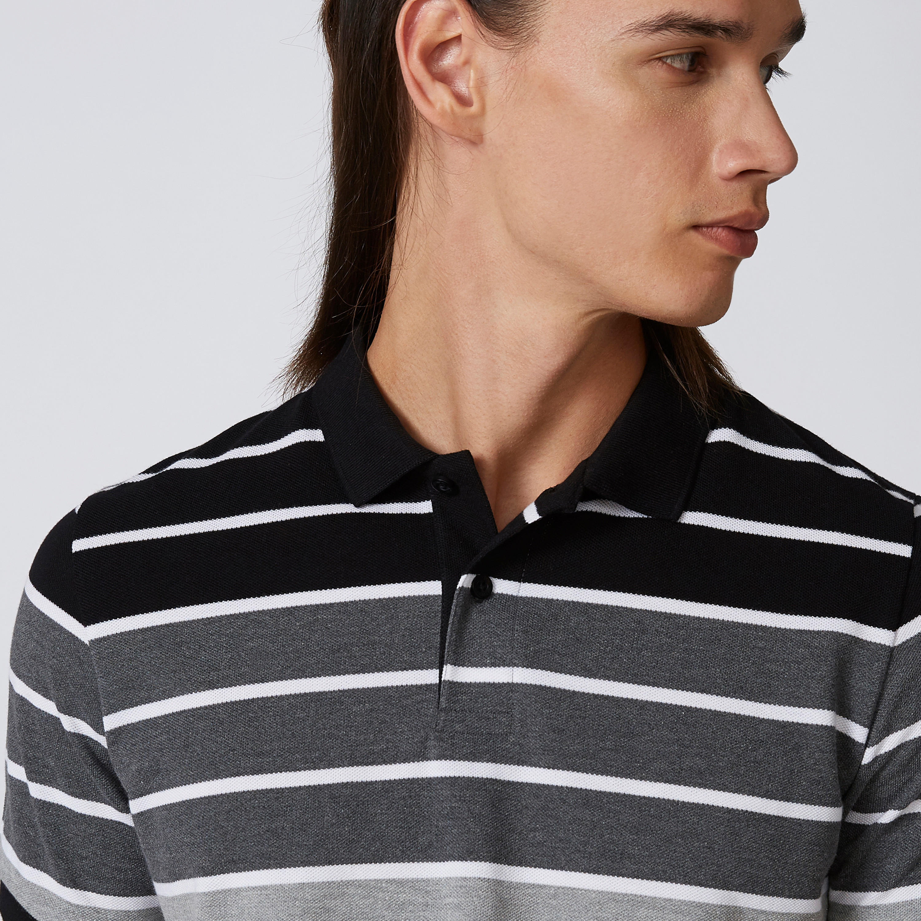 تيشيرت مستدام بولو مقلّم بأكمام قصيرة -men-clothing-tshirtsandpolos-polos-image-4