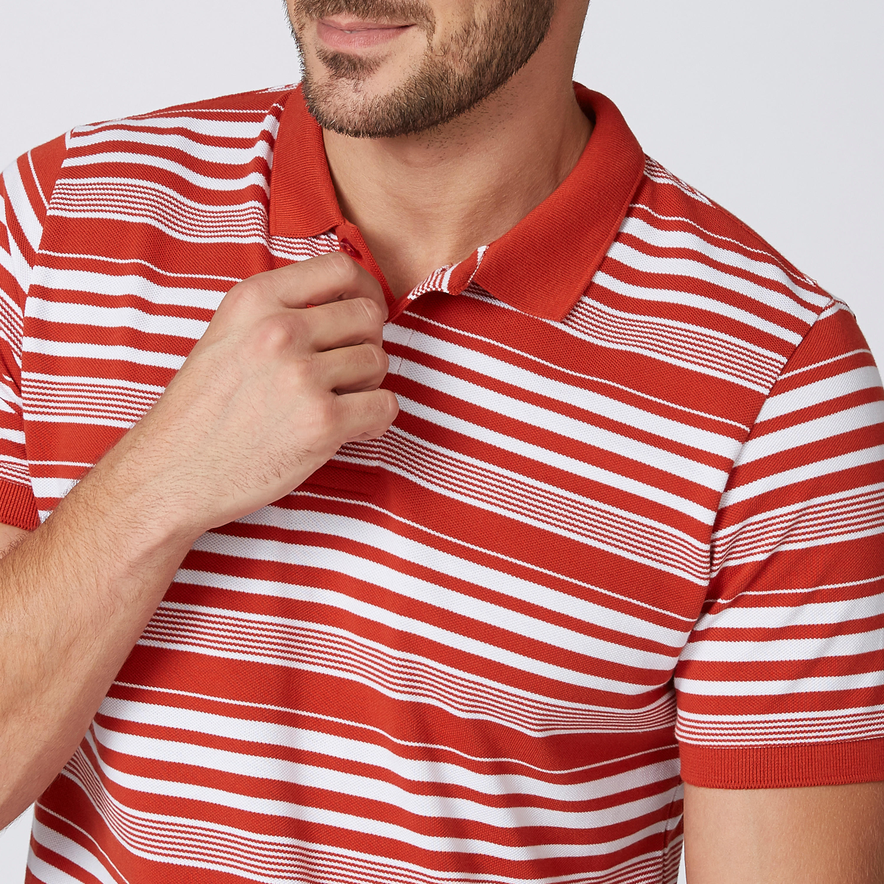 تيشيرت مستدام مقلّم بياقة بولو وأكمام قصيرة -men-clothing-tshirtsandpolos-polos-image-5