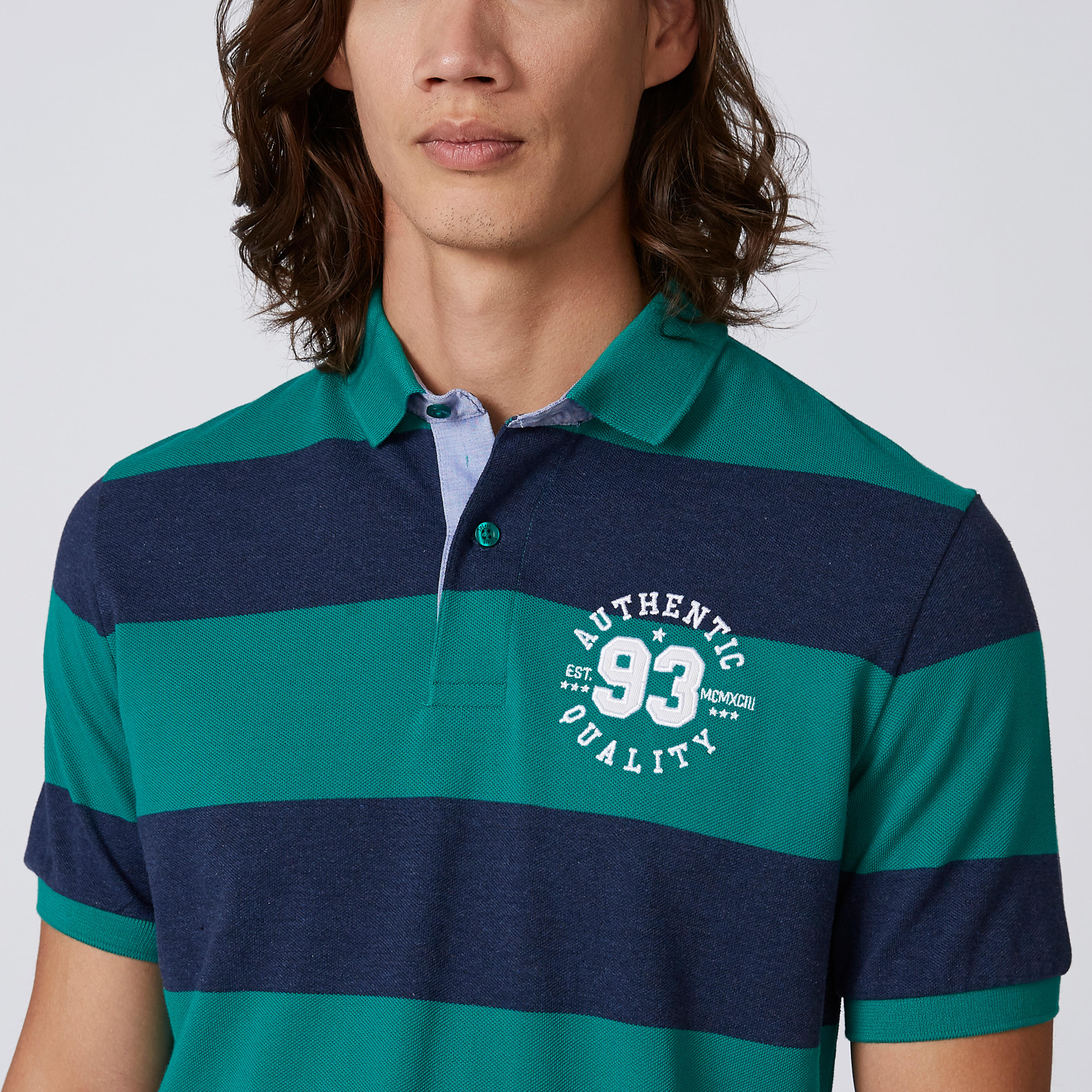 تيشيرت بولو مخطط بأكمام قصيرة-men-clothing-tshirtsandpolos-polos-image-3