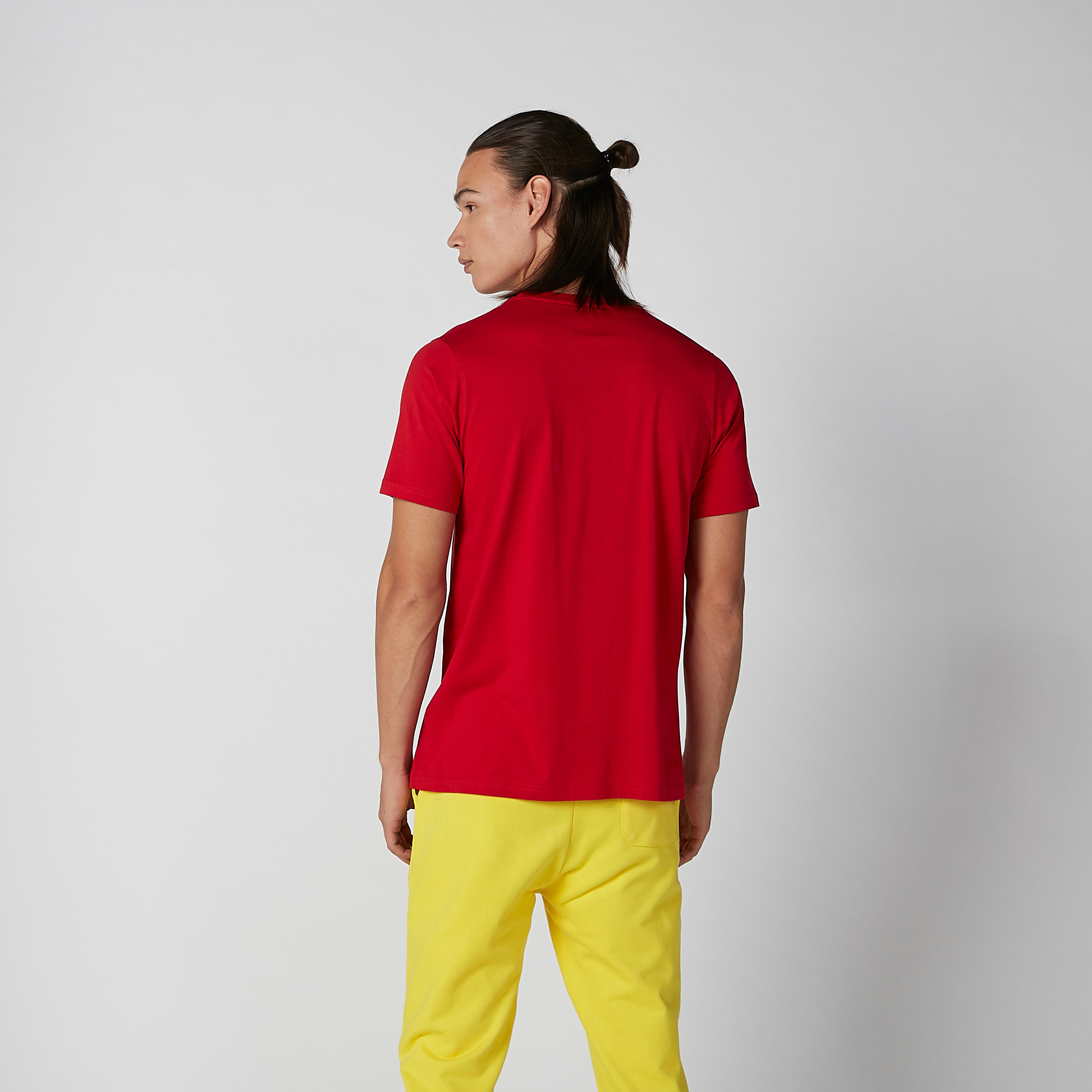 تيشيرت سليم بياقة مستديرة وأكمام قصيرة وطبعات-men-clothing-tshirtsandpolos-tshirts-image-3