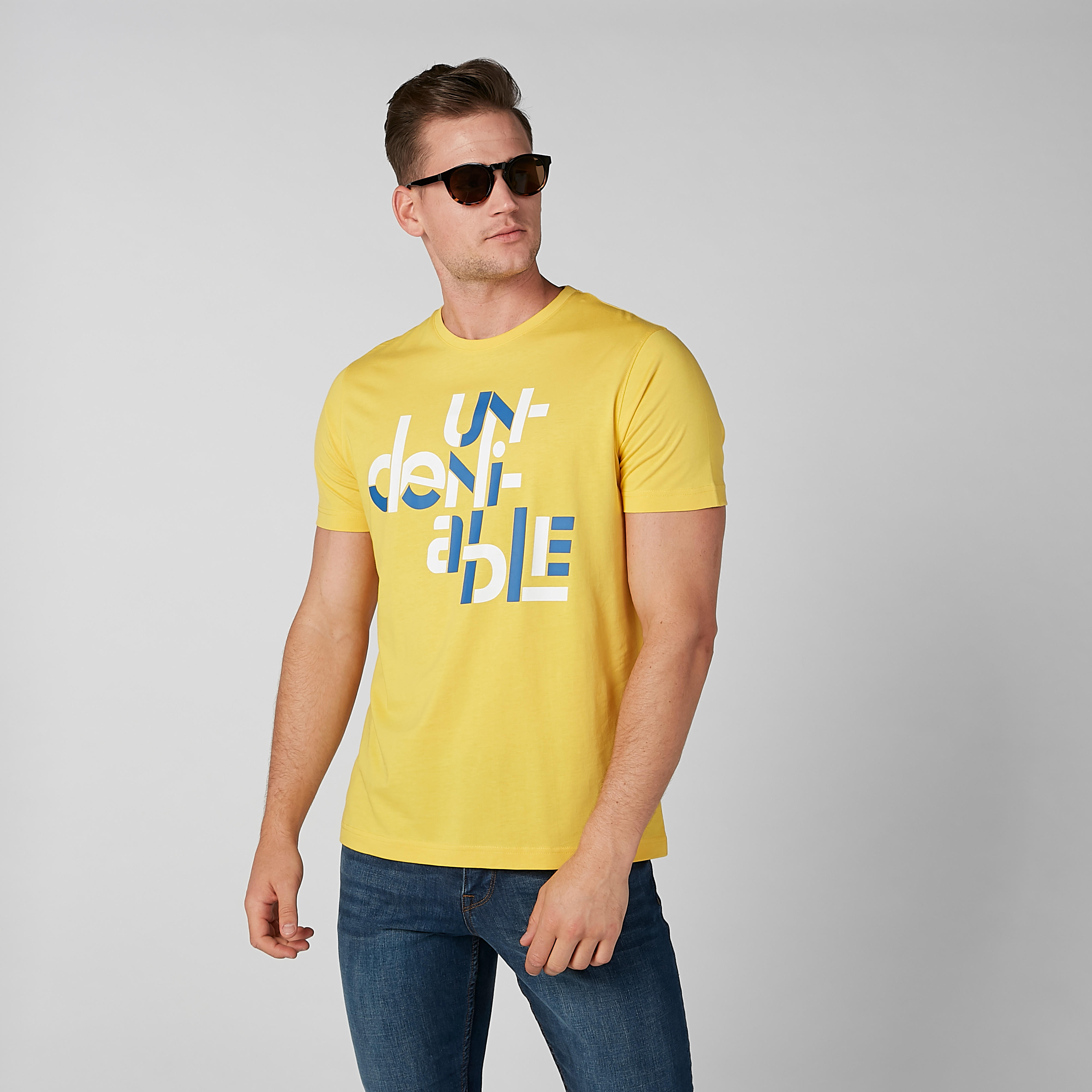 Printed T-shirt with Crew Neck and Short Sleeves-men-clothing-tshirtsandpolos-tshirts-image-2