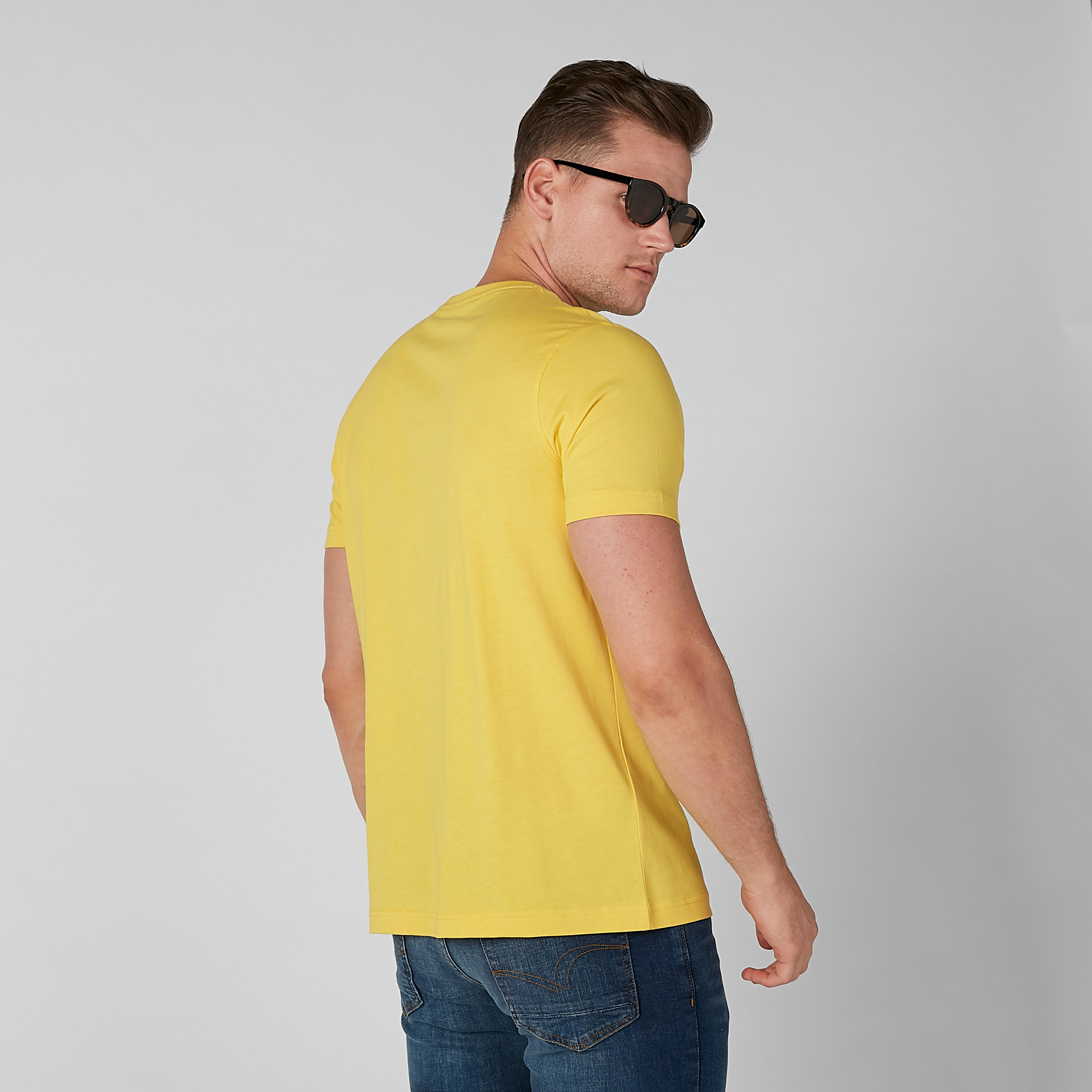 Printed T-shirt with Crew Neck and Short Sleeves-men-clothing-tshirtsandpolos-tshirts-image-4
