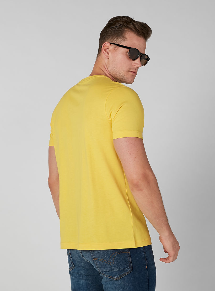 Printed T-shirt with Crew Neck and Short Sleeves-men-clothing-tshirtsandpolos-tshirts-image-4