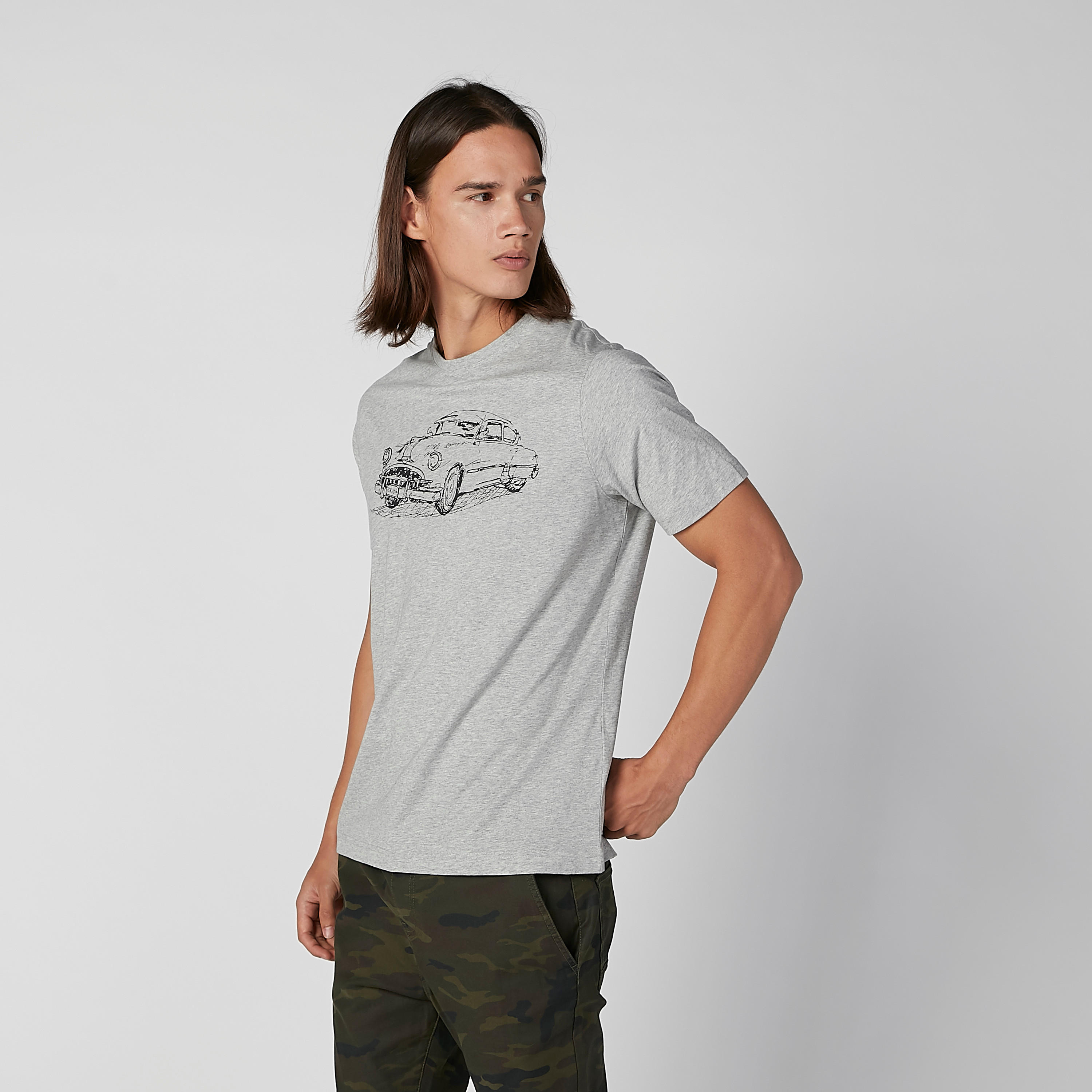 Printed T-shirt with Crew Neck and Short Sleeves-men-clothing-tshirtsandpolos-tshirts-image-4