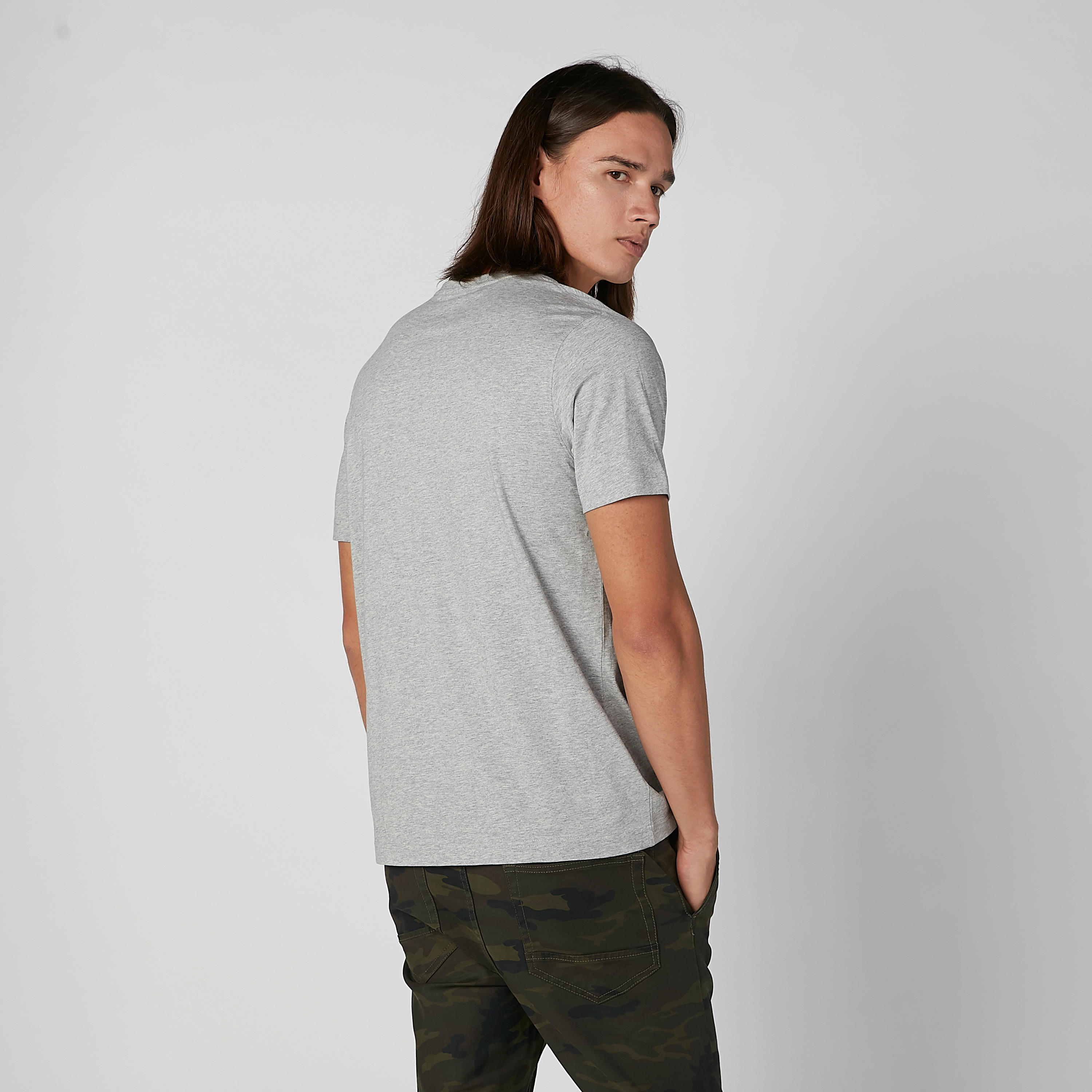 Printed T-shirt with Crew Neck and Short Sleeves-men-clothing-tshirtsandpolos-tshirts-image-5