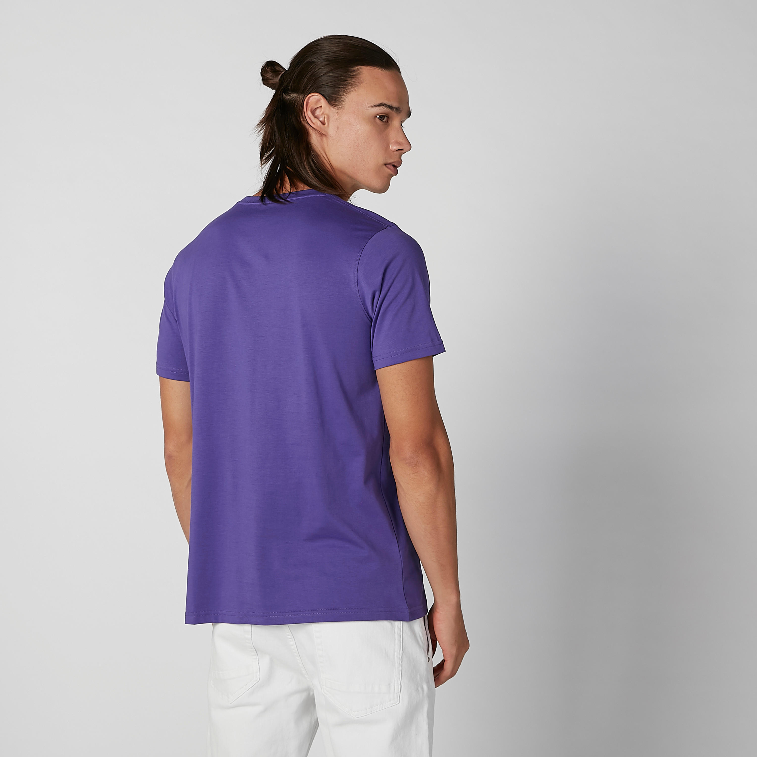 تيشيرت سليم بياقة مستديرة وأكمام قصيرة وطبعات-men-clothing-tshirtsandpolos-tshirts-image-3