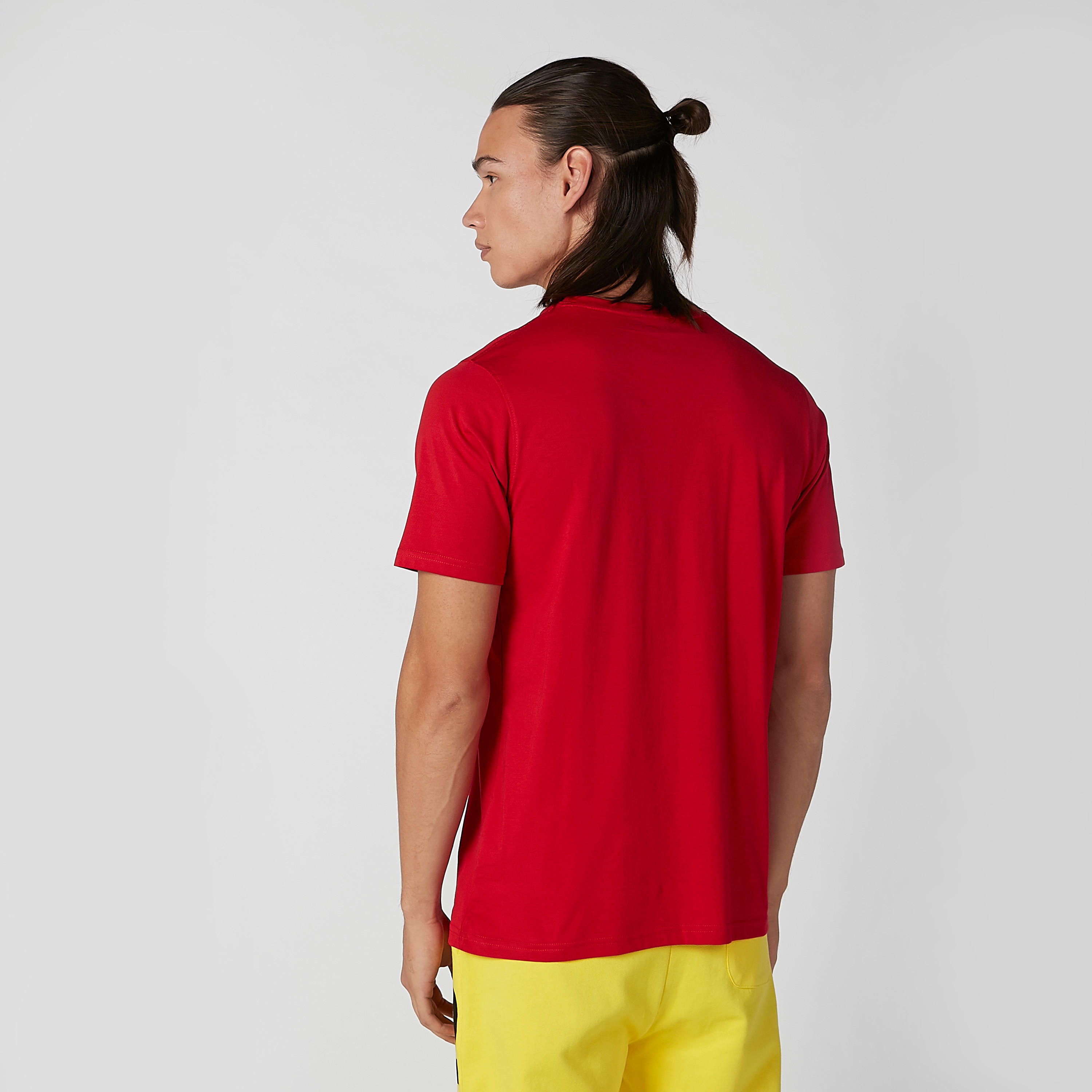 تيشيرت سليم بياقة ضيّقة وأكمام قصيرة وطبعات-men-clothing-tshirtsandpolos-tshirts-image-4