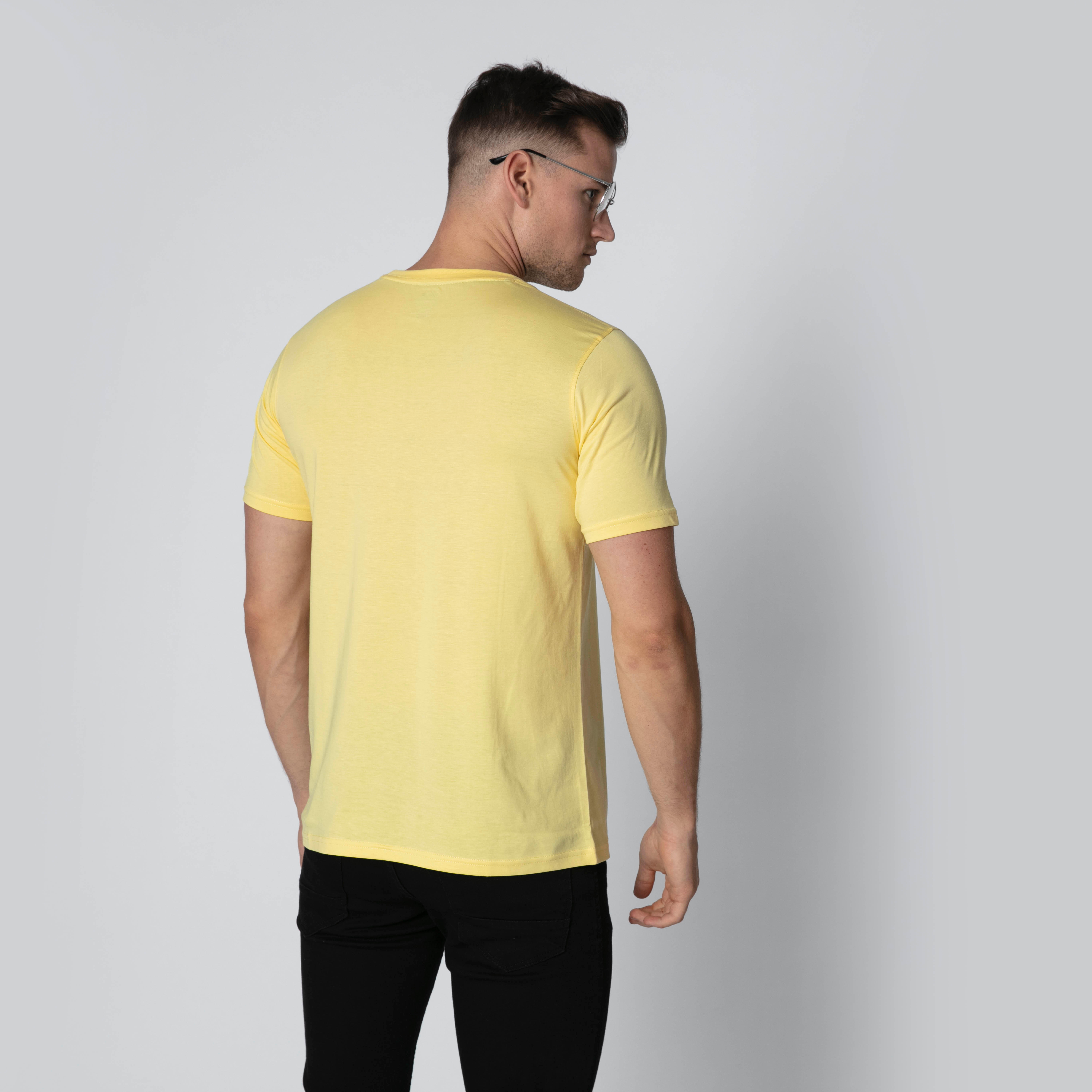 تيشيرت بقصّة سليم وطبعات مع ياقة مستديرة وأكمام قصيرة-men-clothing-tshirtsandpolos-tshirts-image-2