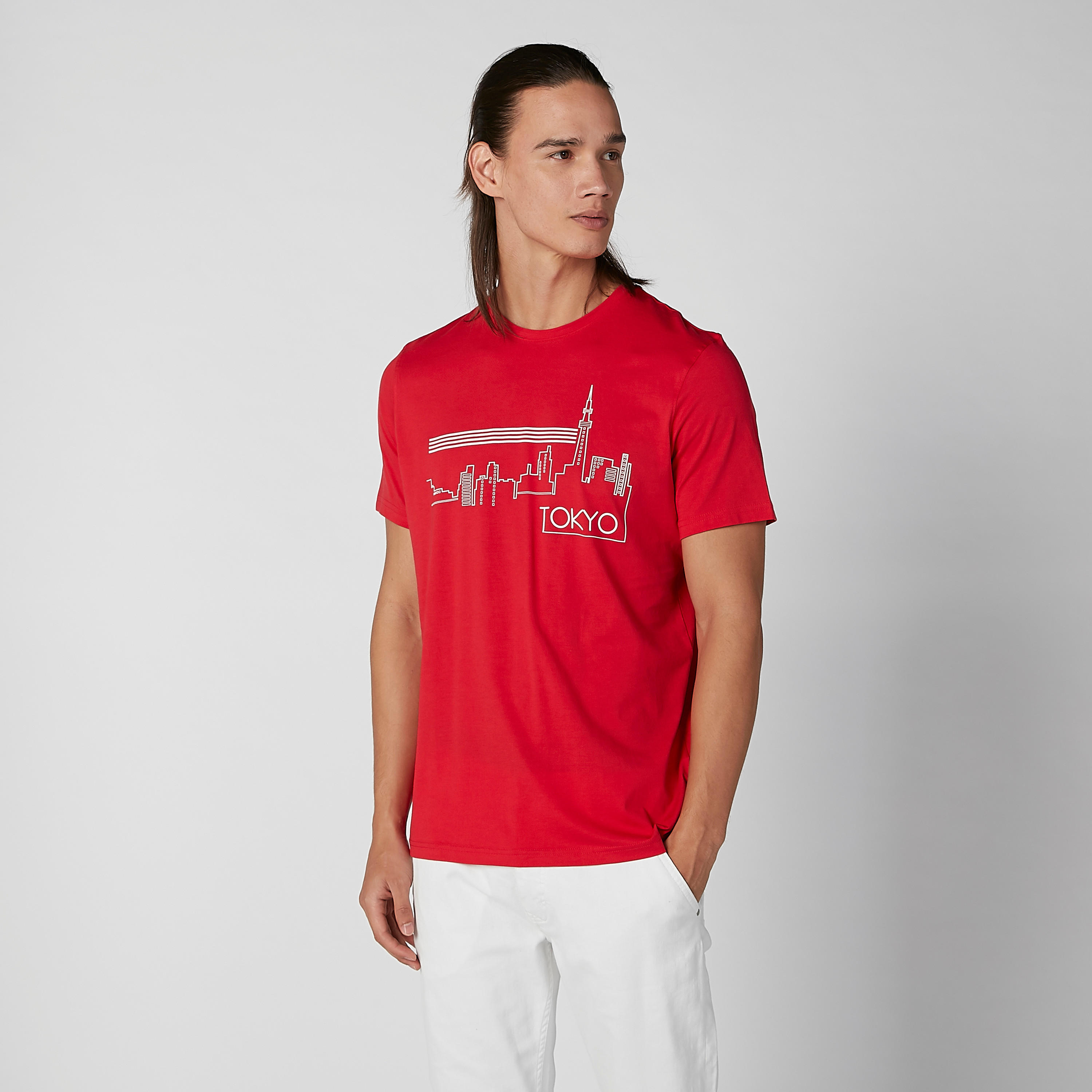 تيشيرت بياقة ضيقة وأكمام قصيرة وطبعات-men-clothing-tshirtsandpolos-tshirts-image-3