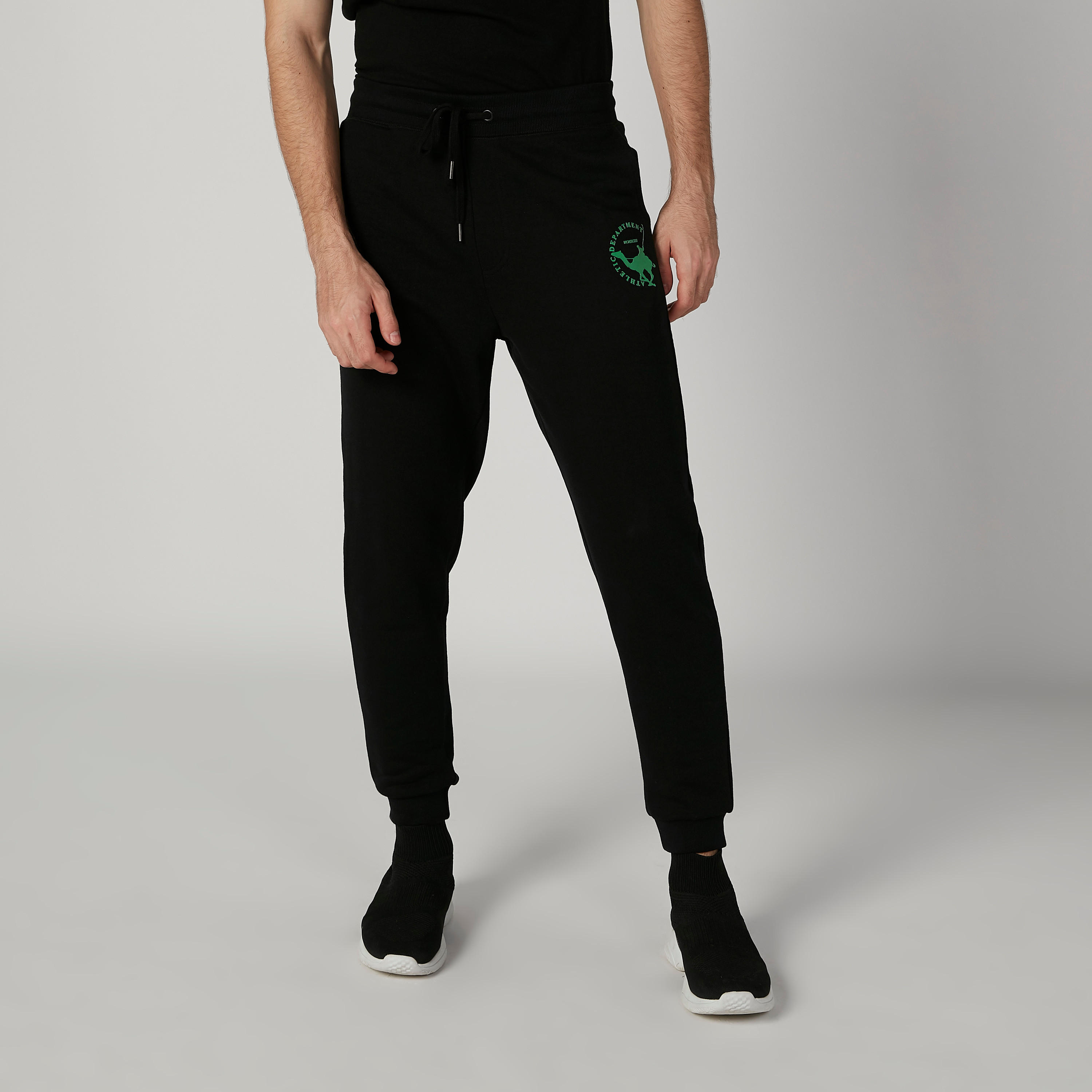 بنطلون رياضي مستدام سادة بخصر مرن وجيوب-men-clothing-bottoms-joggers-image-4