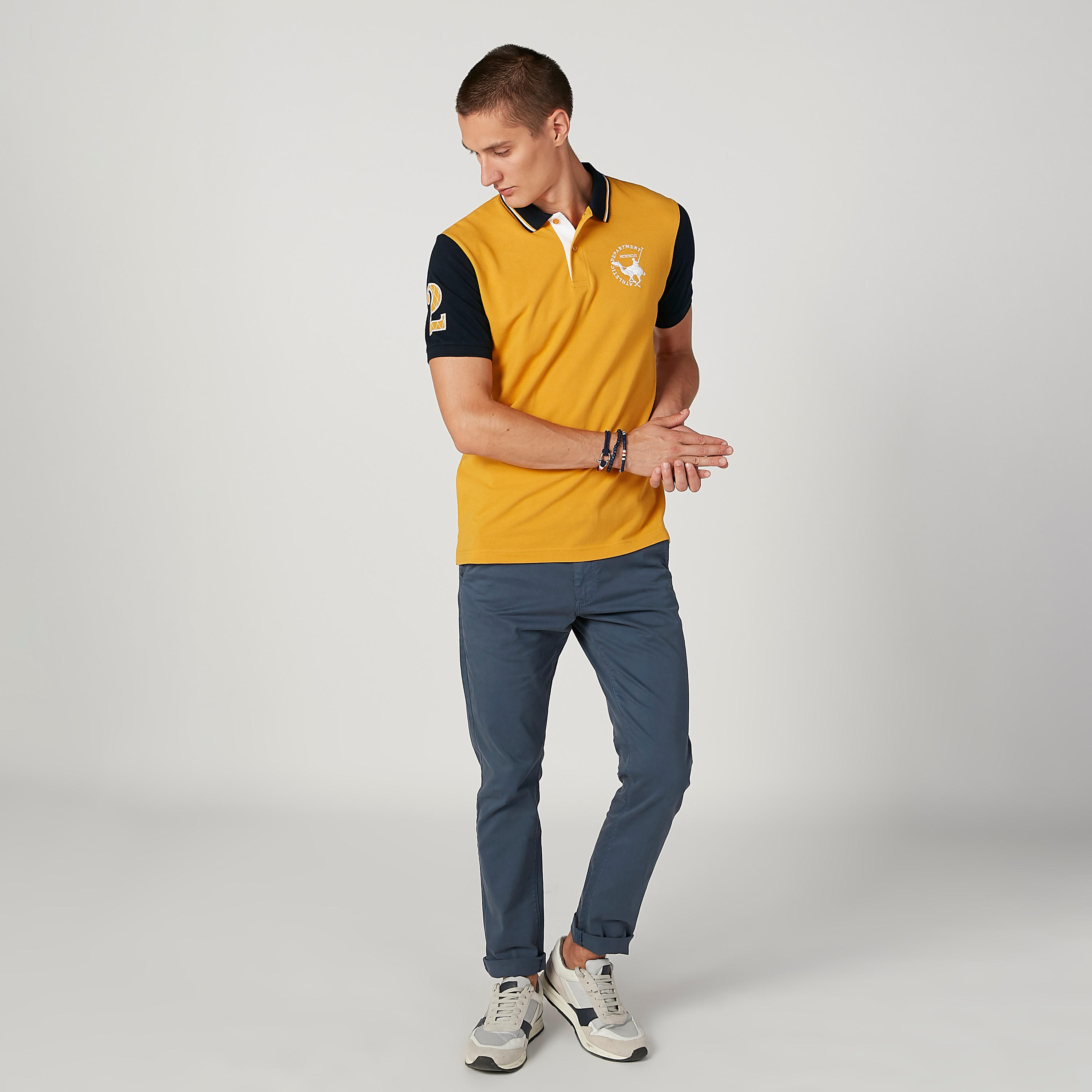 تيشيرت مستدام سليم مطرّز بياقة بولو -men-clothing-tshirtsandpolos-polos-image-2