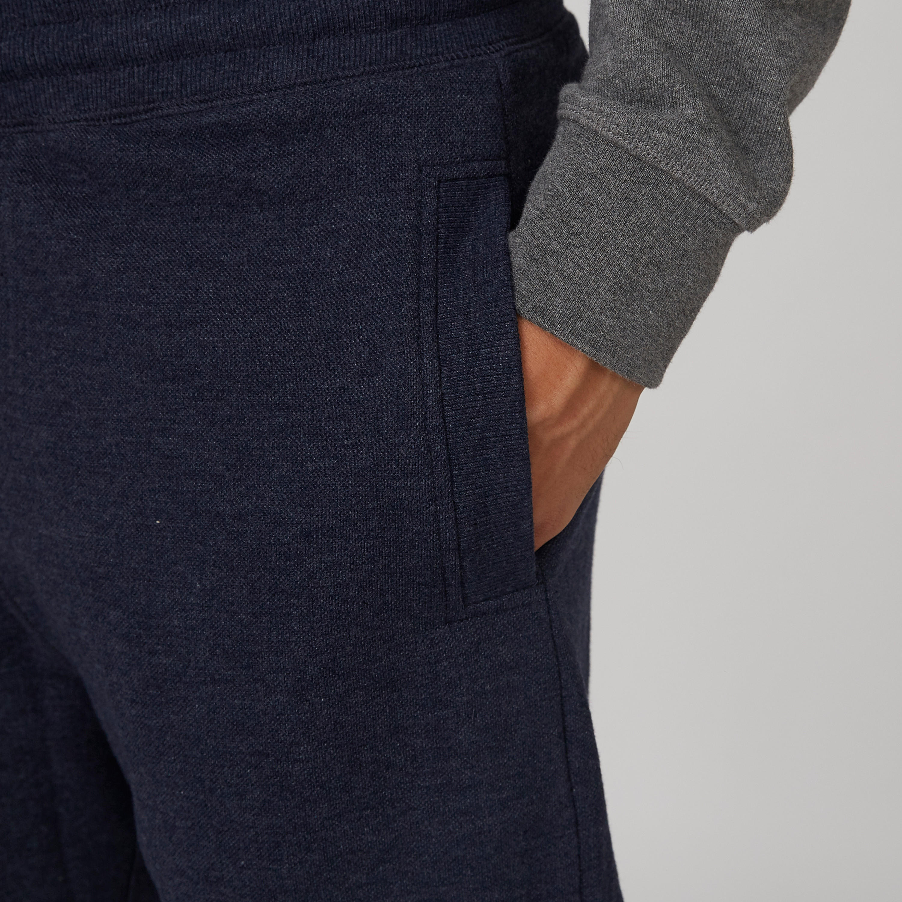 بنطلون رياضي مستدام سادة بخصر مرن وجيوب-men-clothing-bottoms-joggers-image-4