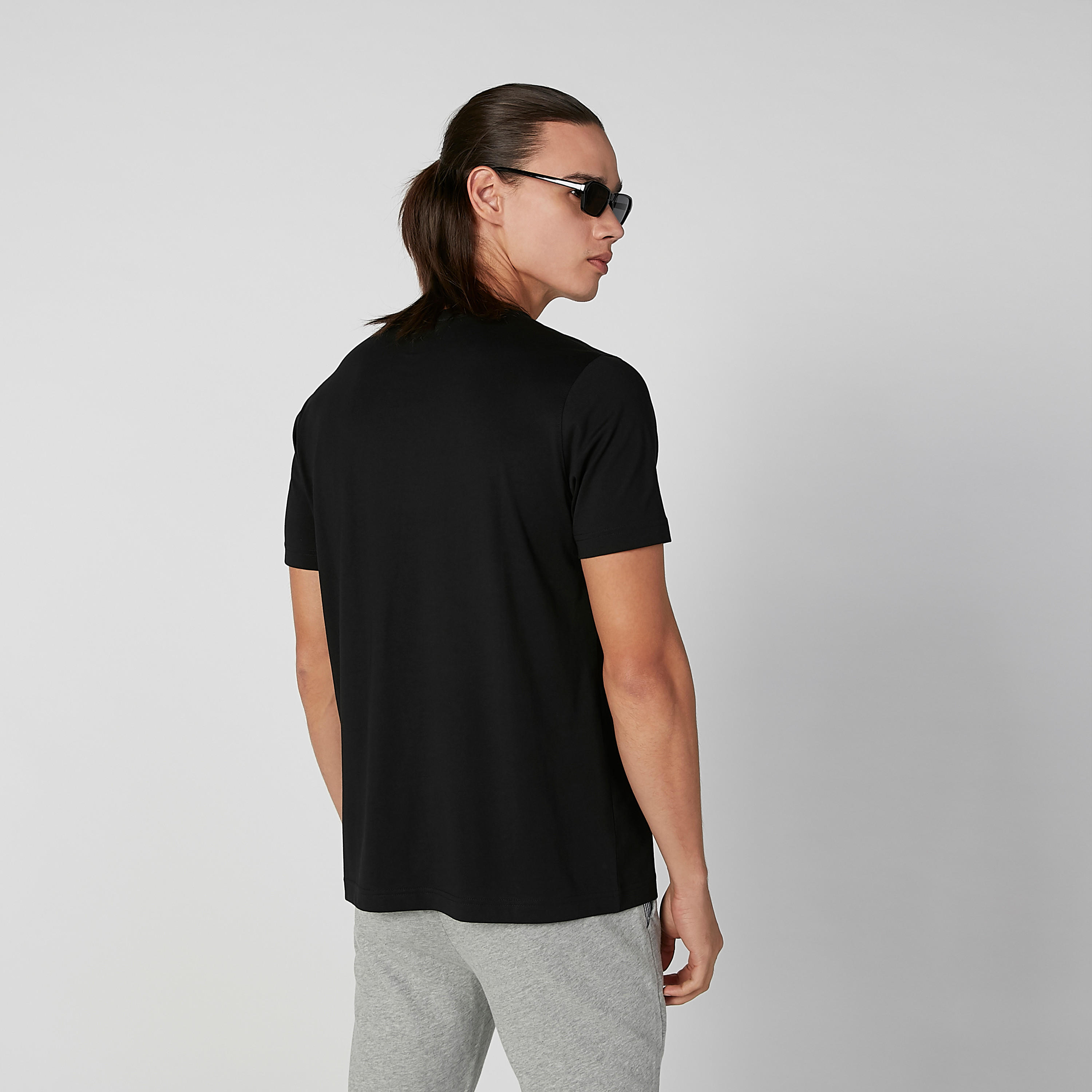 Printed T-shirt with Round Neck and Short Sleeves-men-clothing-tshirtsandpolos-tshirts-image-3