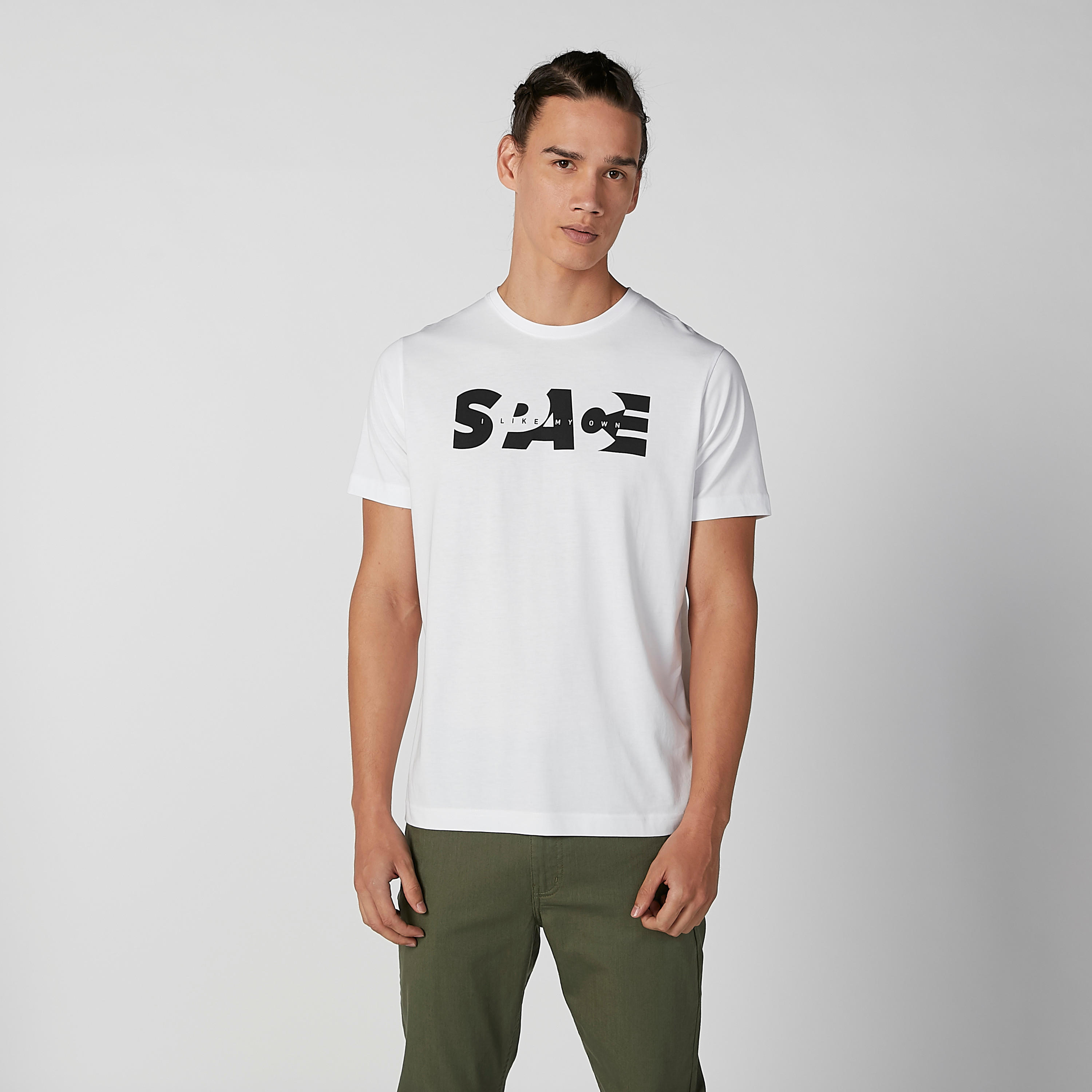 Printed T-shirt with Round Neck and Short Sleeves-men-clothing-tshirtsandpolos-tshirts-image-1