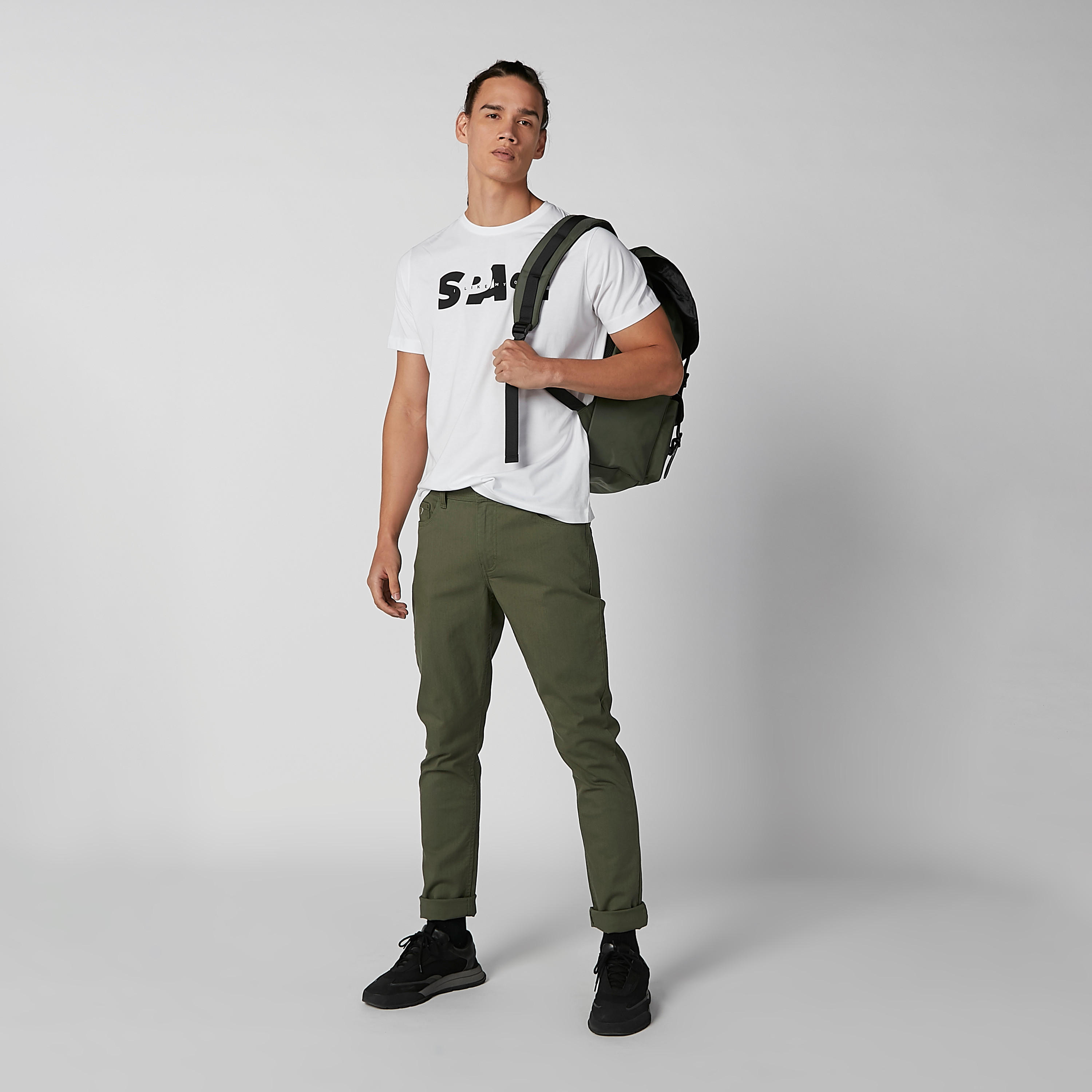 Printed T-shirt with Round Neck and Short Sleeves-men-clothing-tshirtsandpolos-tshirts-image-2