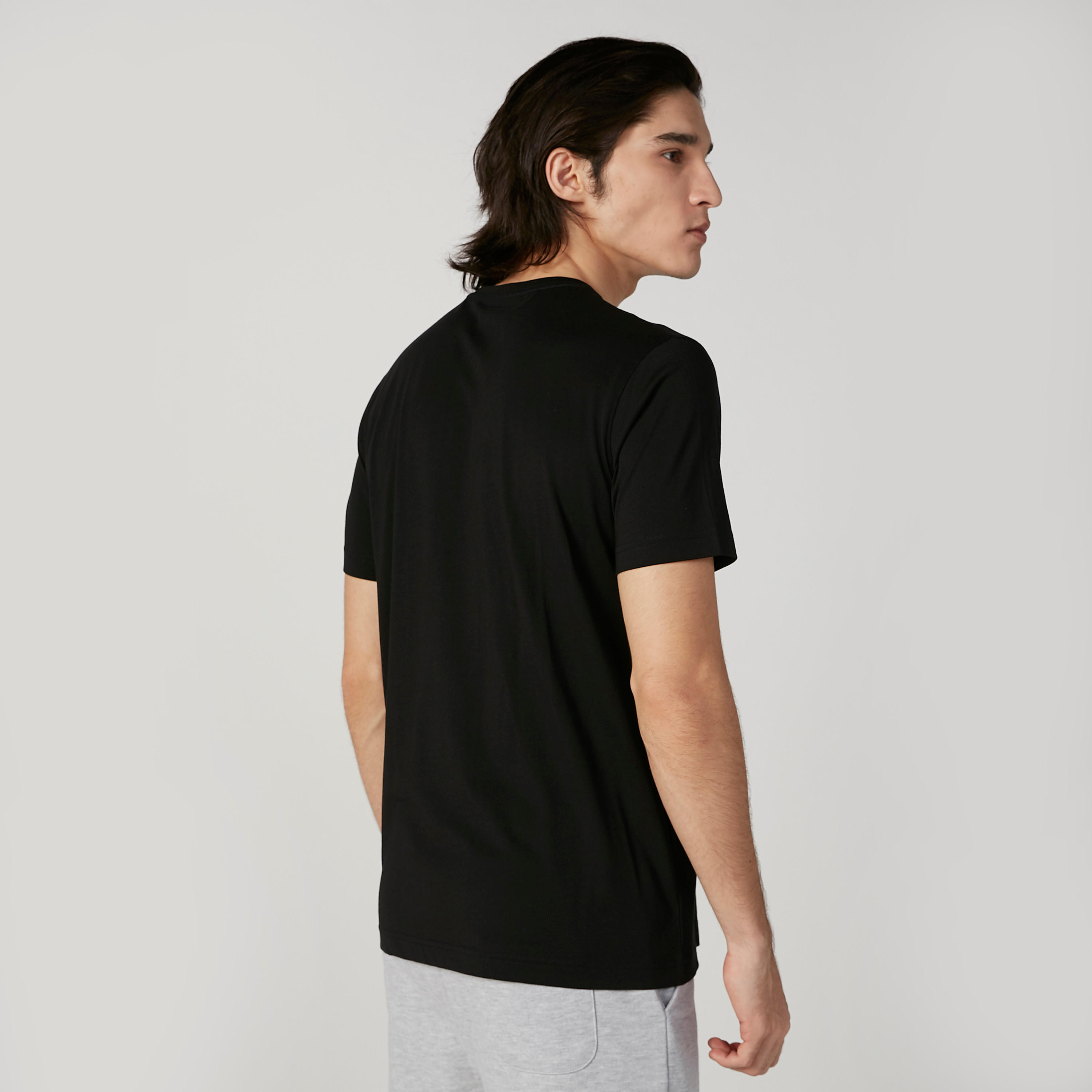 Printed T-shirt with Round Neck and Short Sleeves-men-clothing-tshirtsandpolos-tshirts-image-2